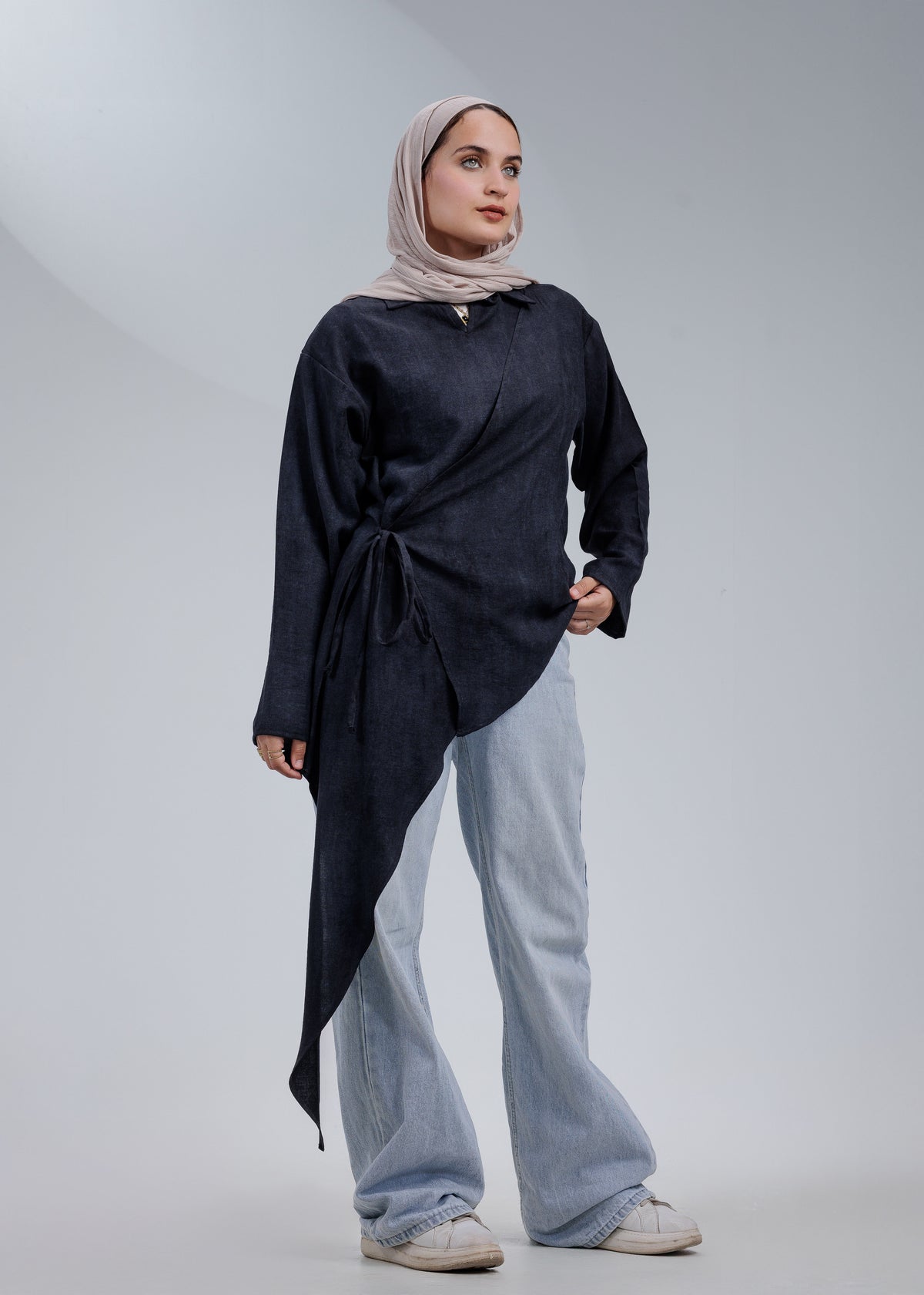 Elara Wrap blouse