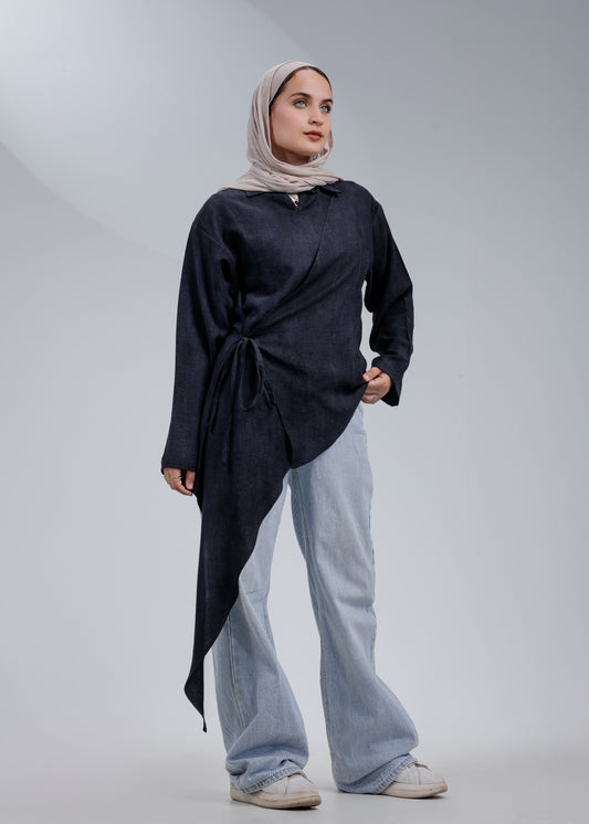 Elara Wrap blouse