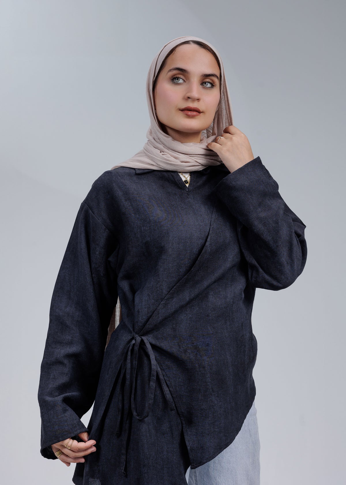 Elara Wrap blouse