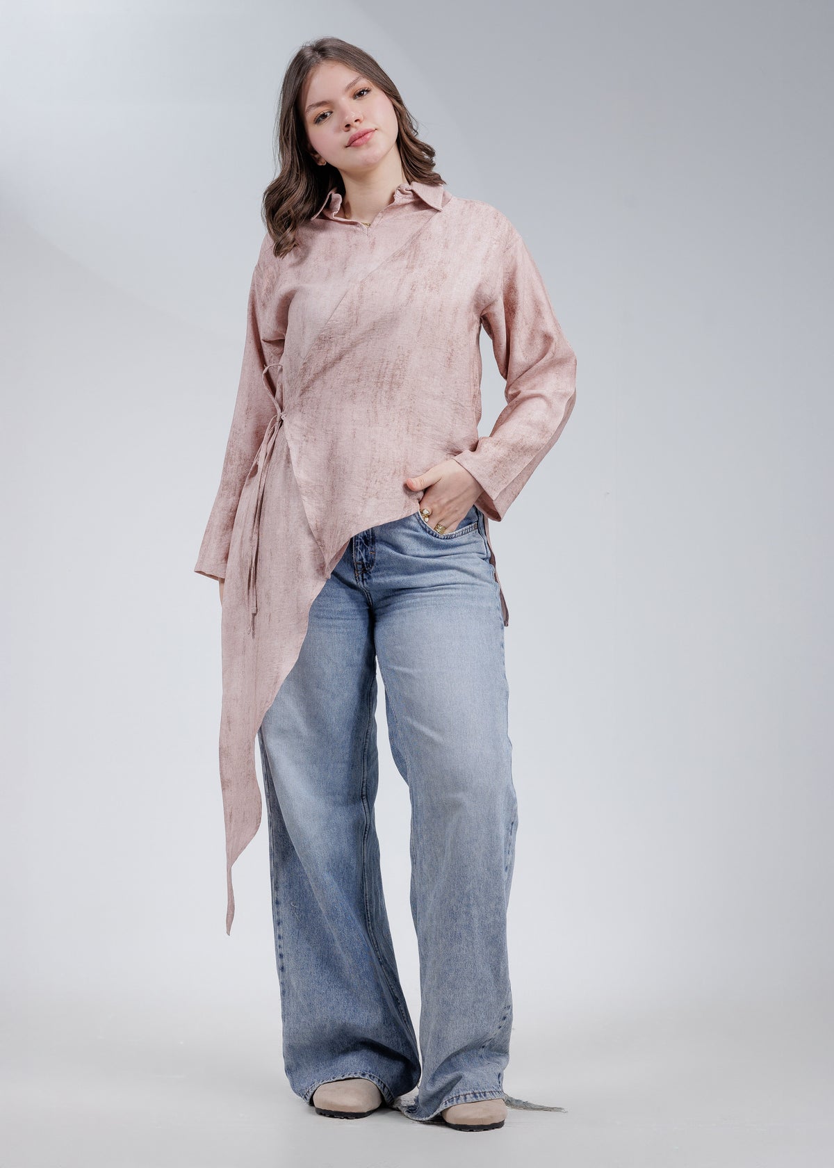 Elara Wrap blouse