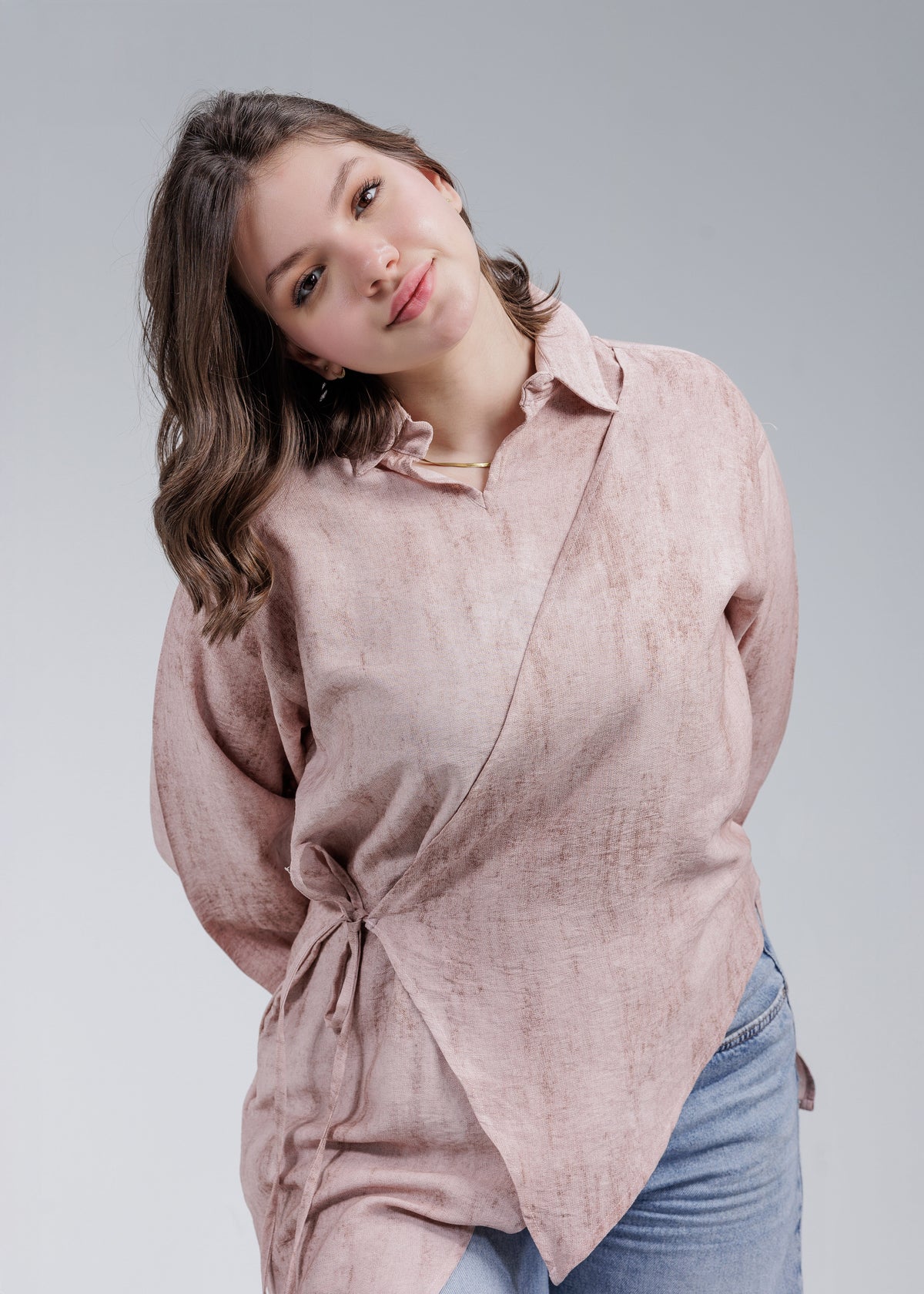 Elara Wrap blouse