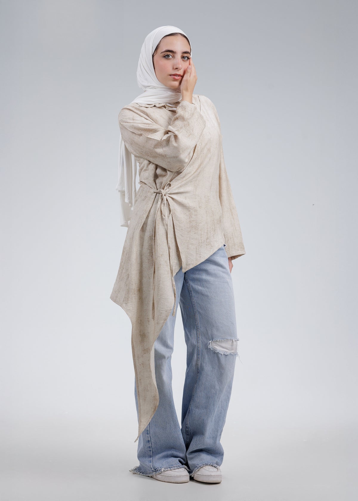 Elara Wrap blouse