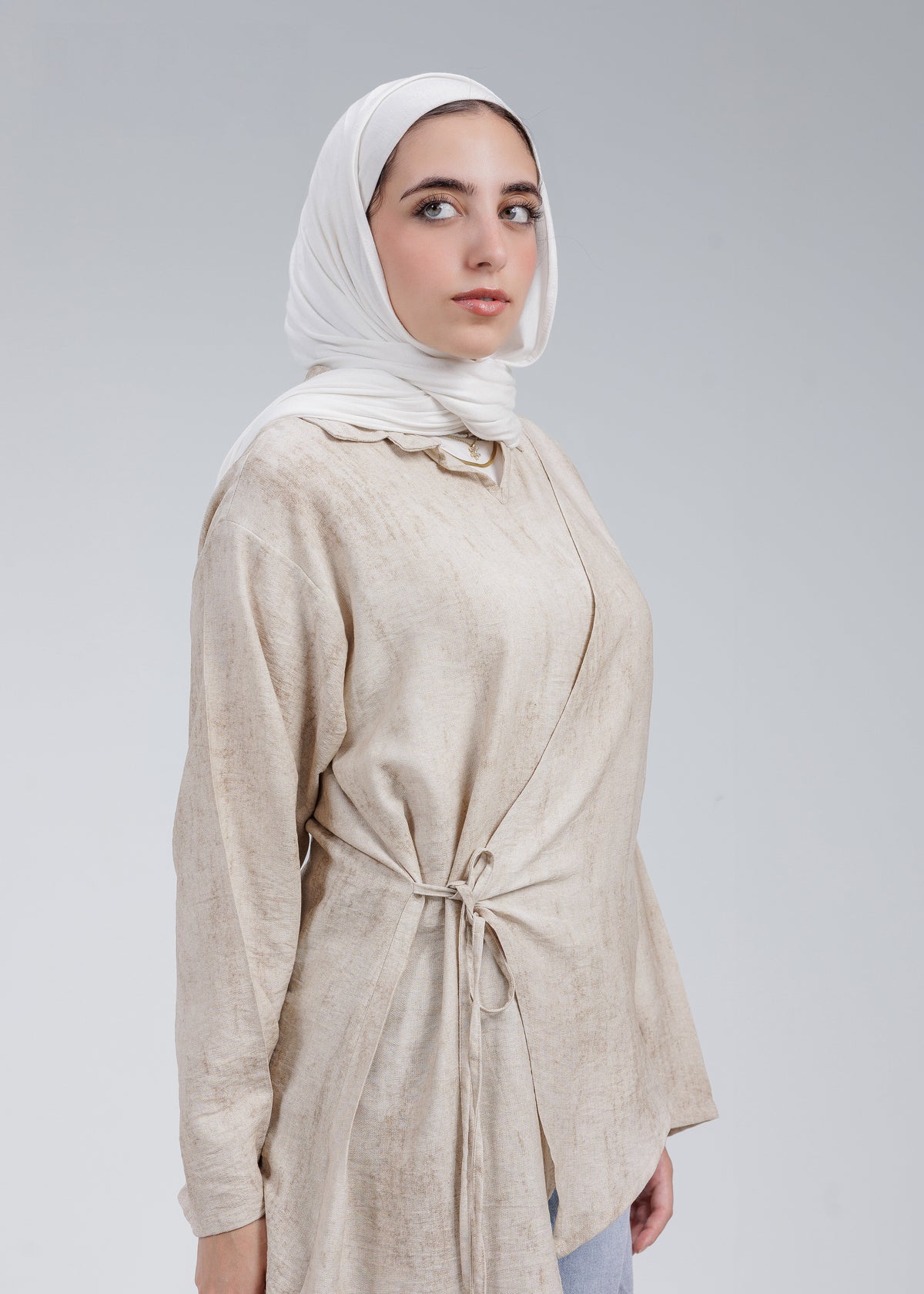 Elara Wrap blouse