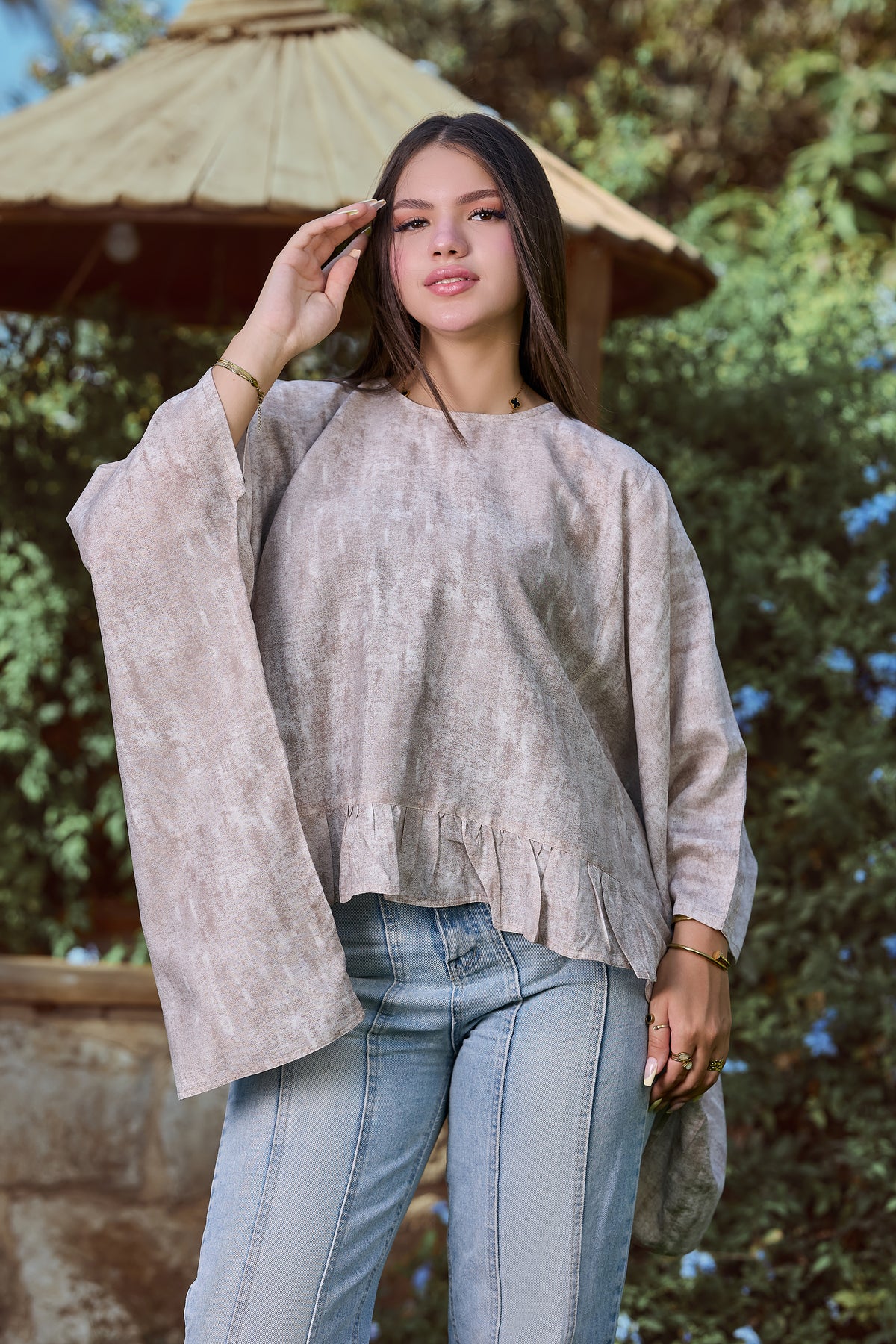 Cape Blouse