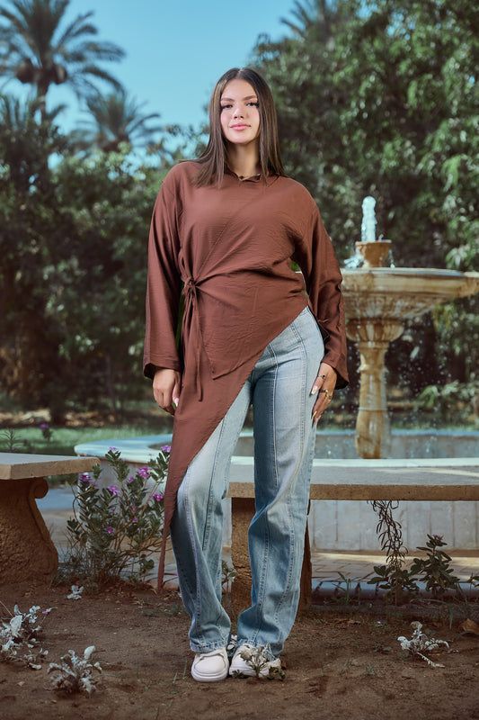 Luna Wrap Blouse