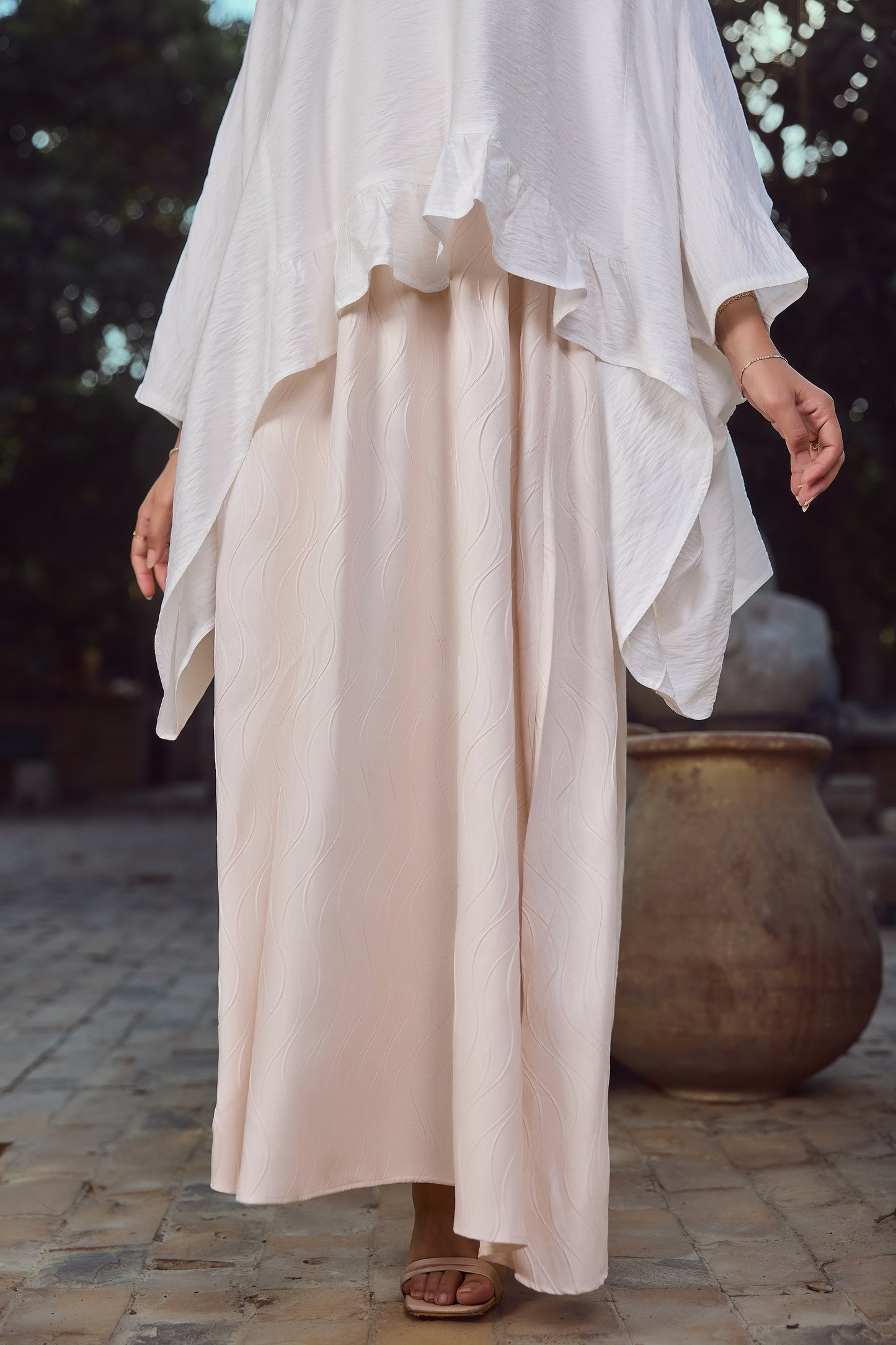 Wavy Maxi Skirt