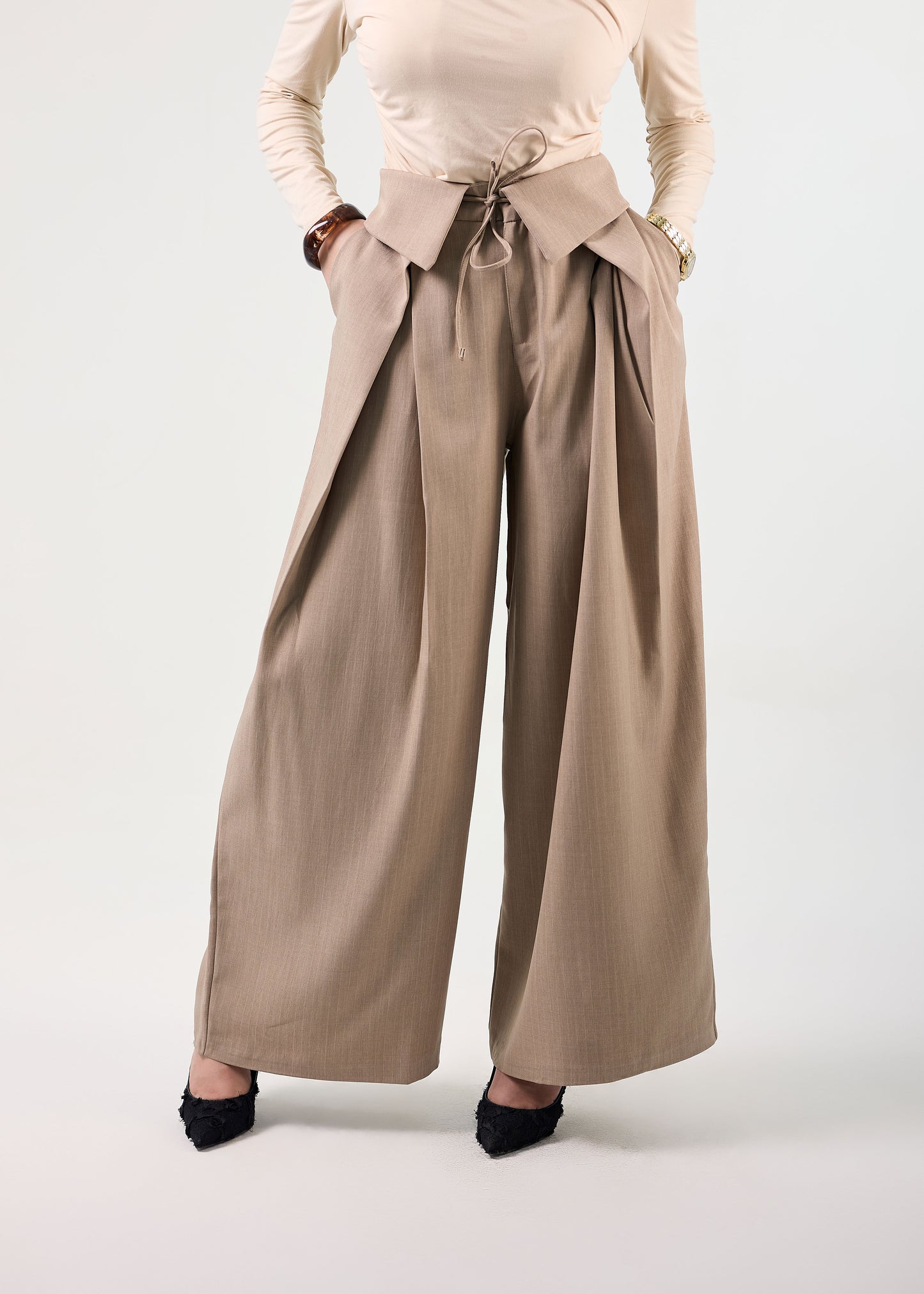 The Layered Origami Pants