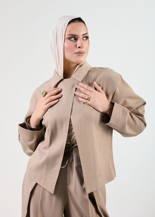 The Linear Oversized Blazer