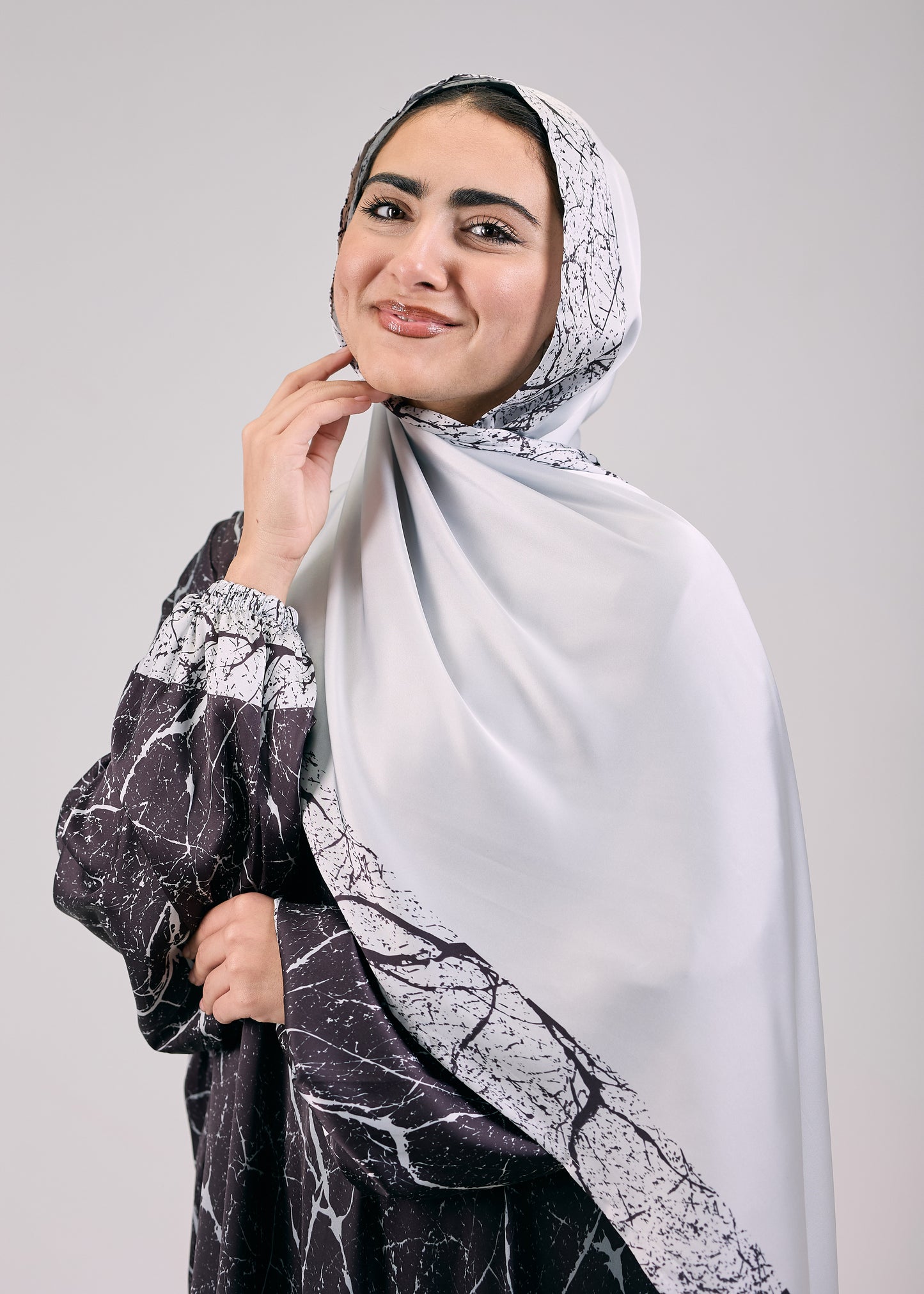 Fayruz Printed satin