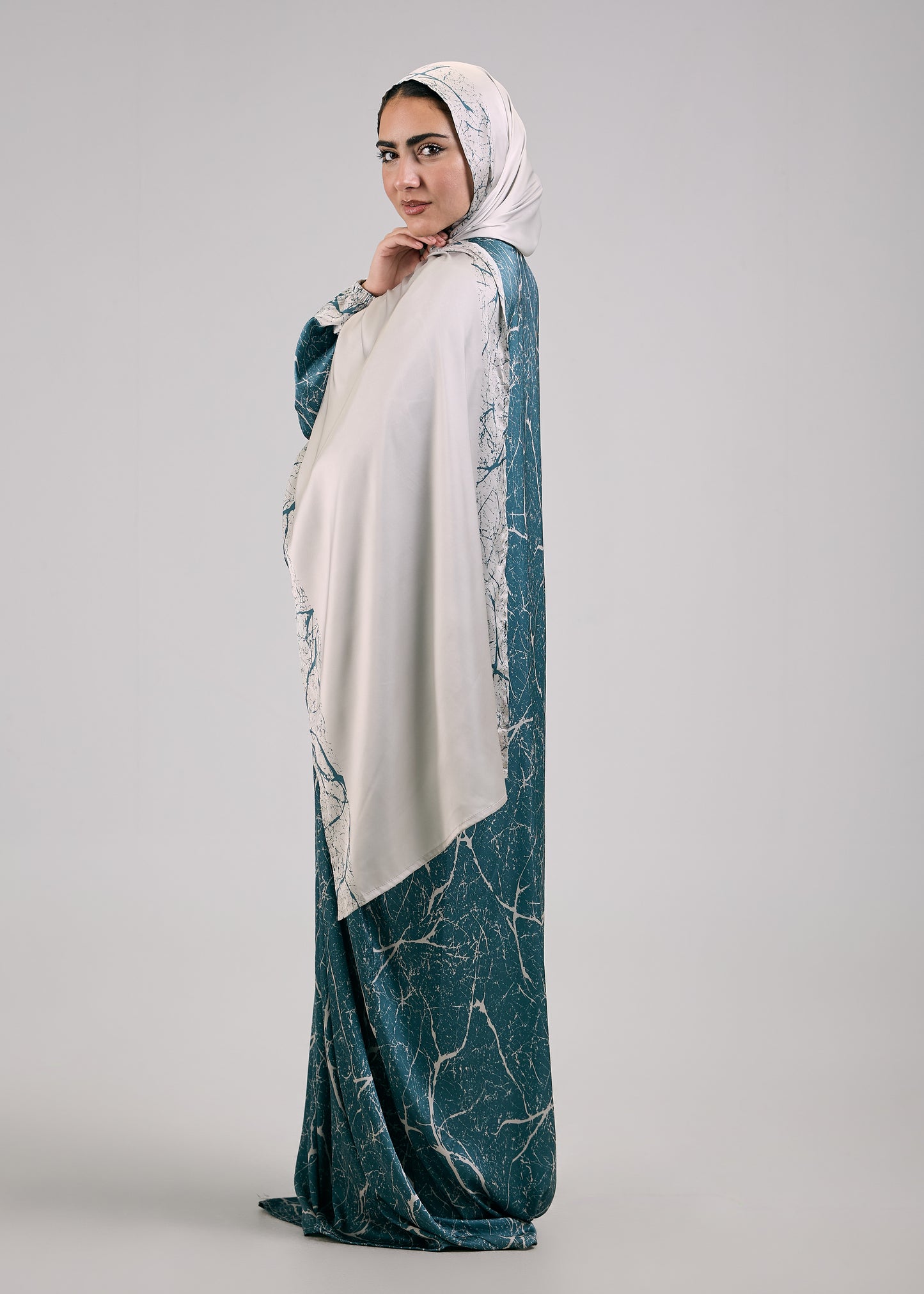 Jasmine Printed satin