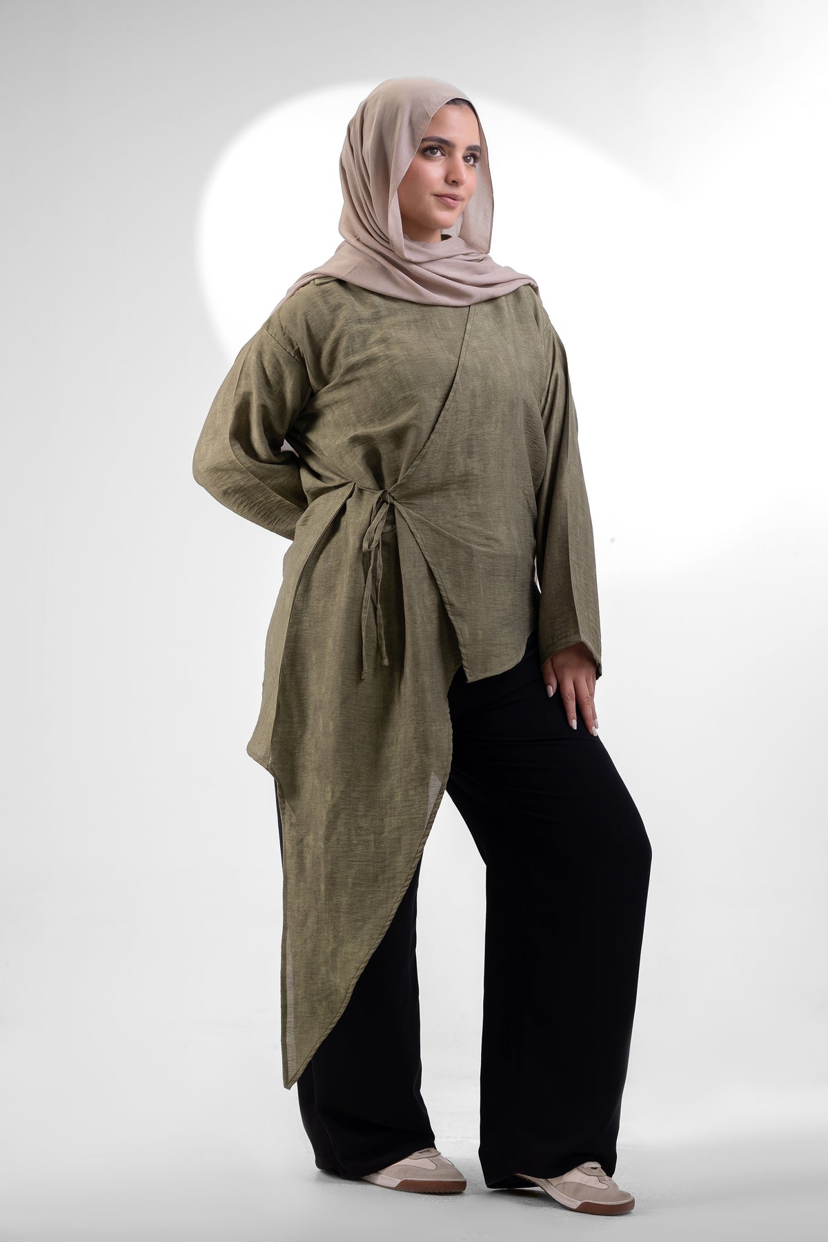 Elara Wrap blouse
