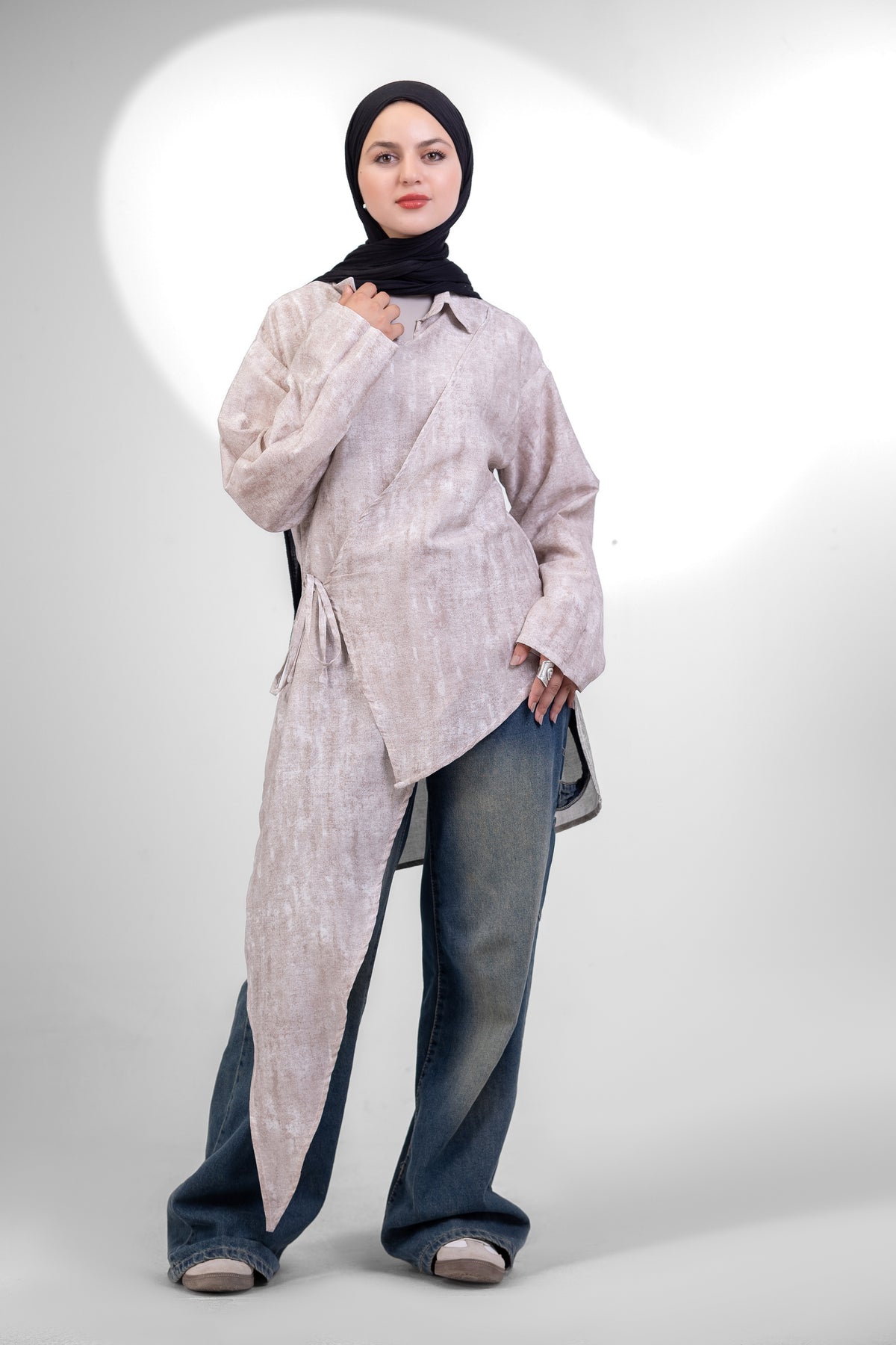 Elara Wrap blouse