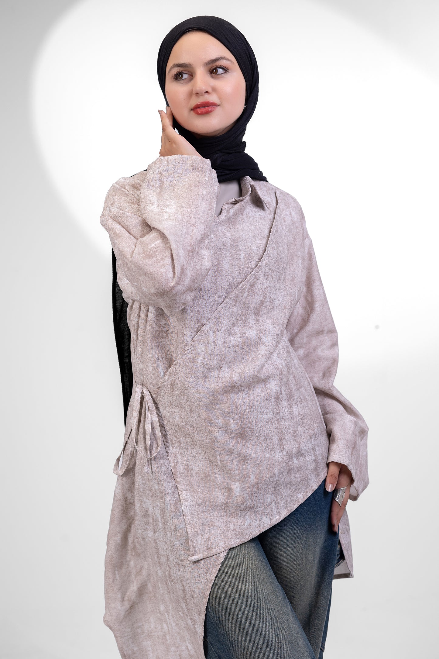 Elara Wrap blouse