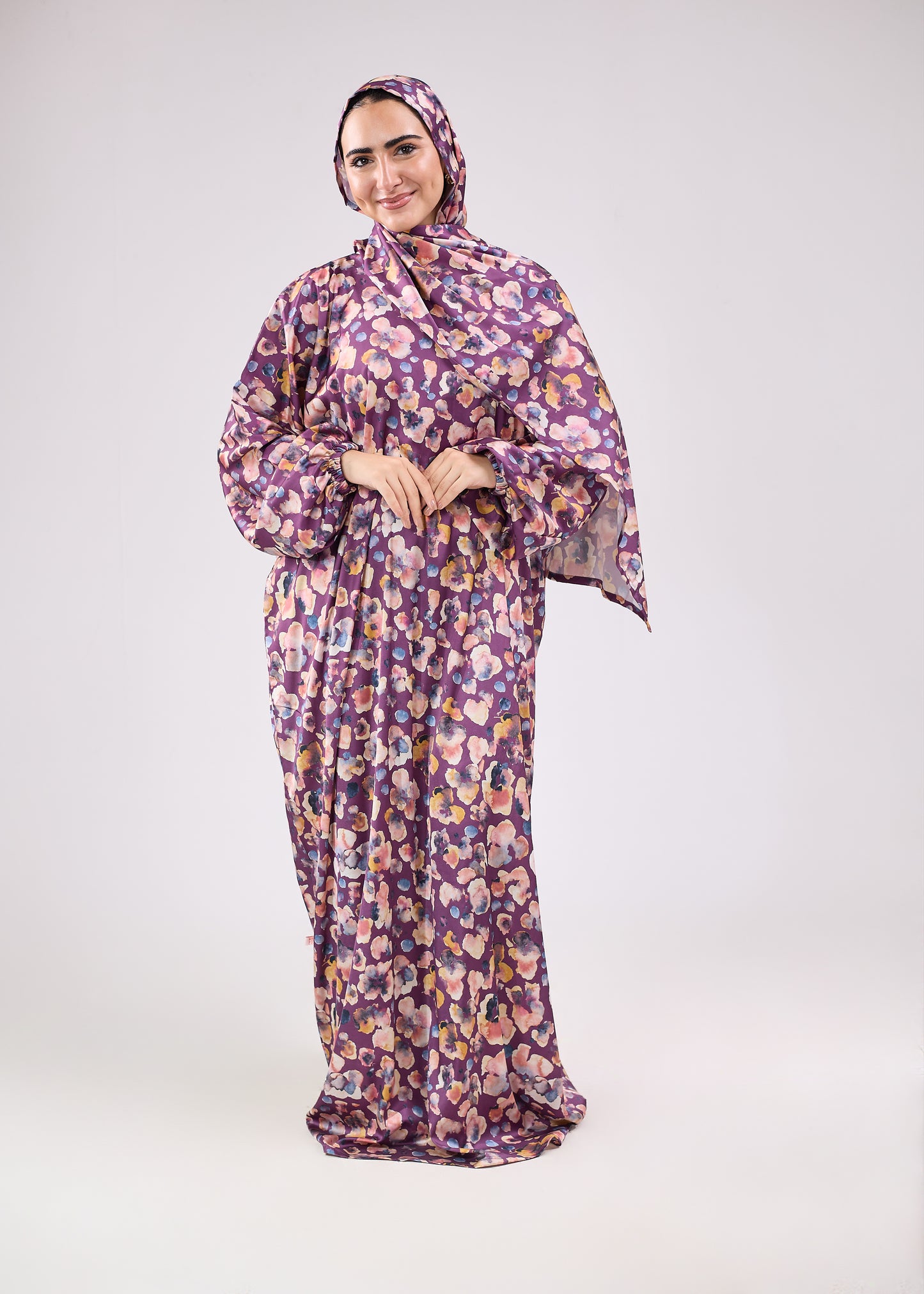 Rawan Printed Satin Isdal