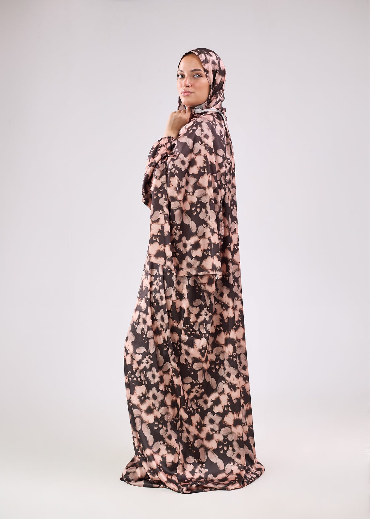 Rimas Printed Satin Isdal
