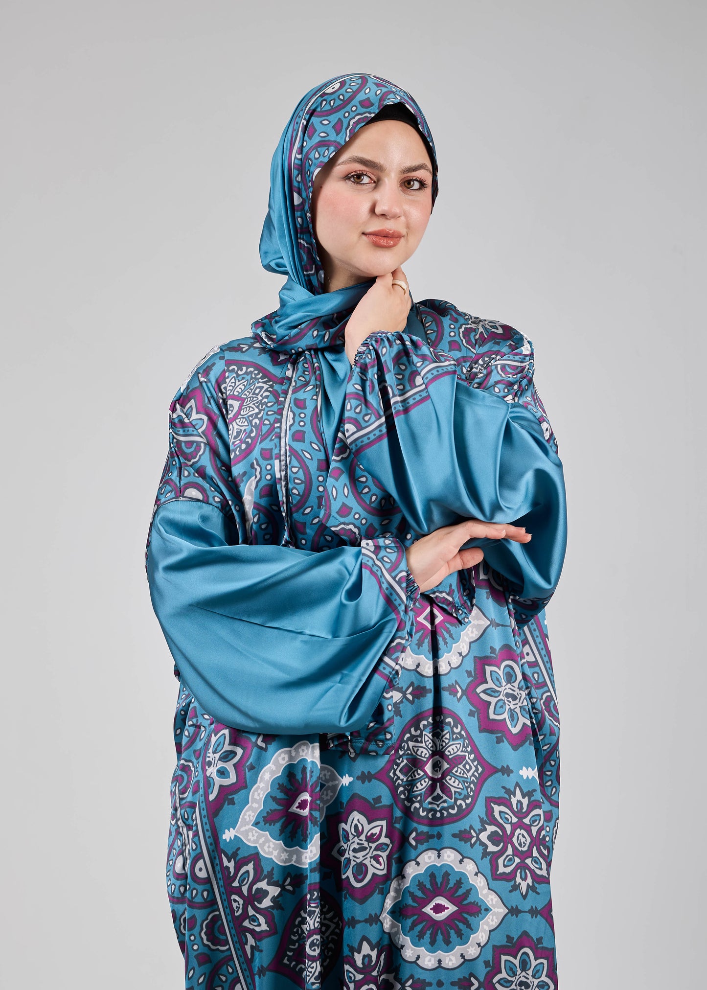 Reem Printed satin