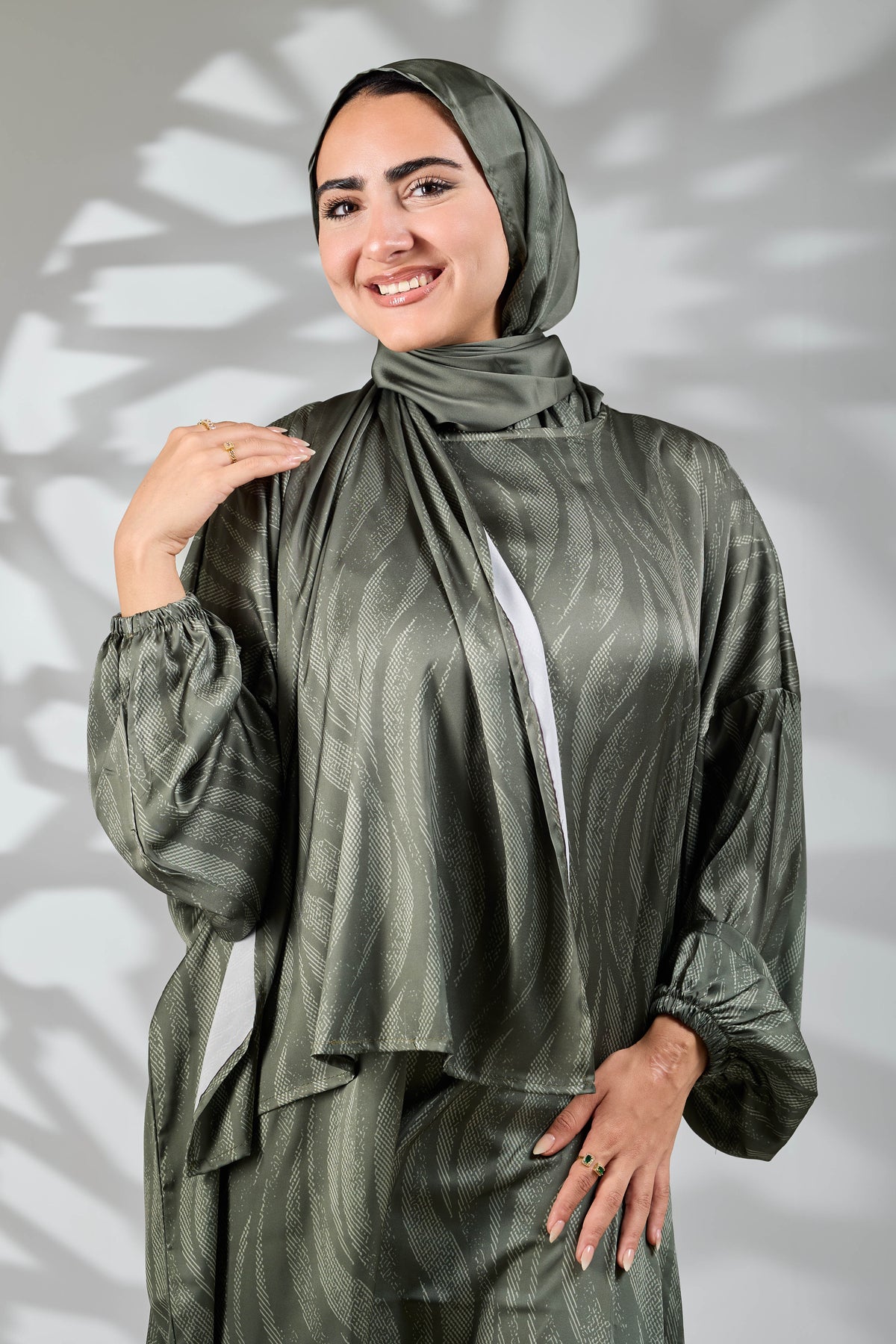 Deema Printed satin