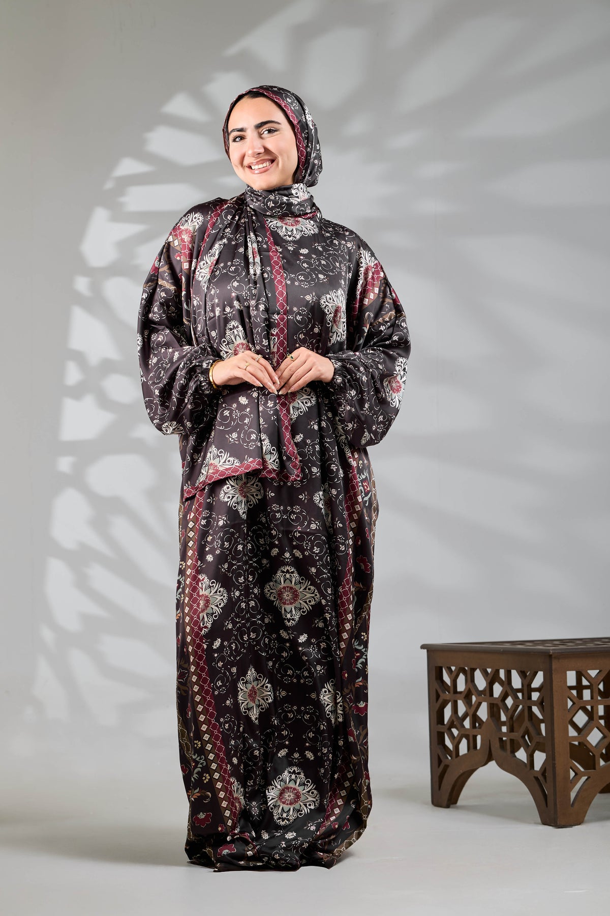 Rita Printed satin