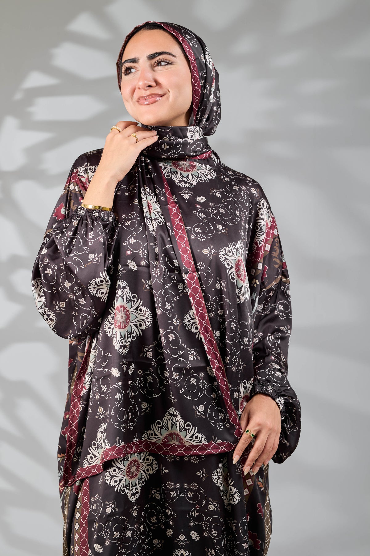 Rita Printed satin