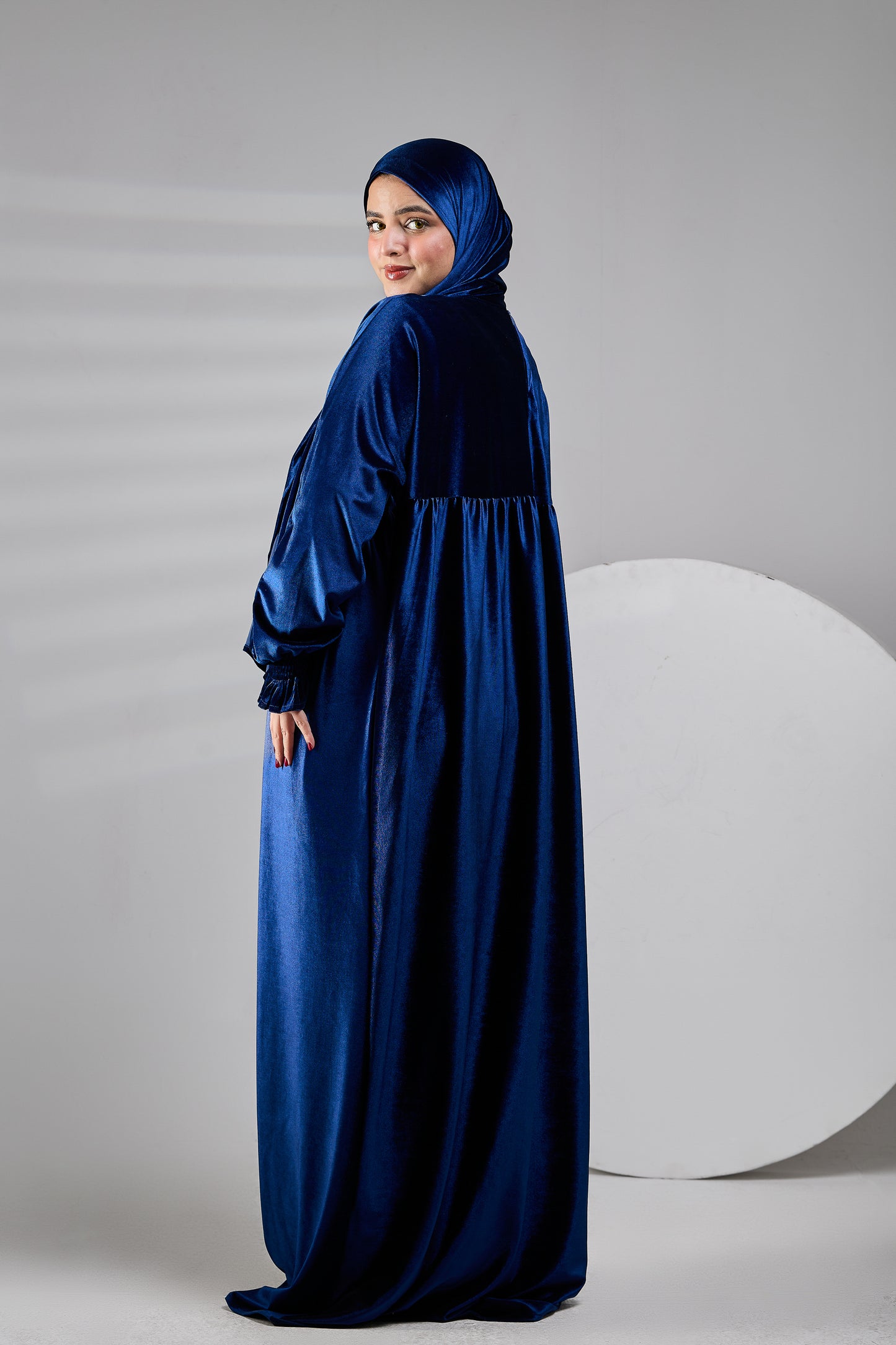 Navy Blue Velvet Aura