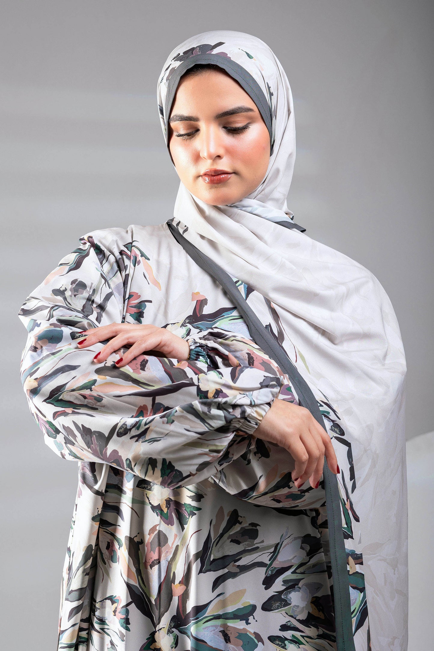 Hana Printed satin