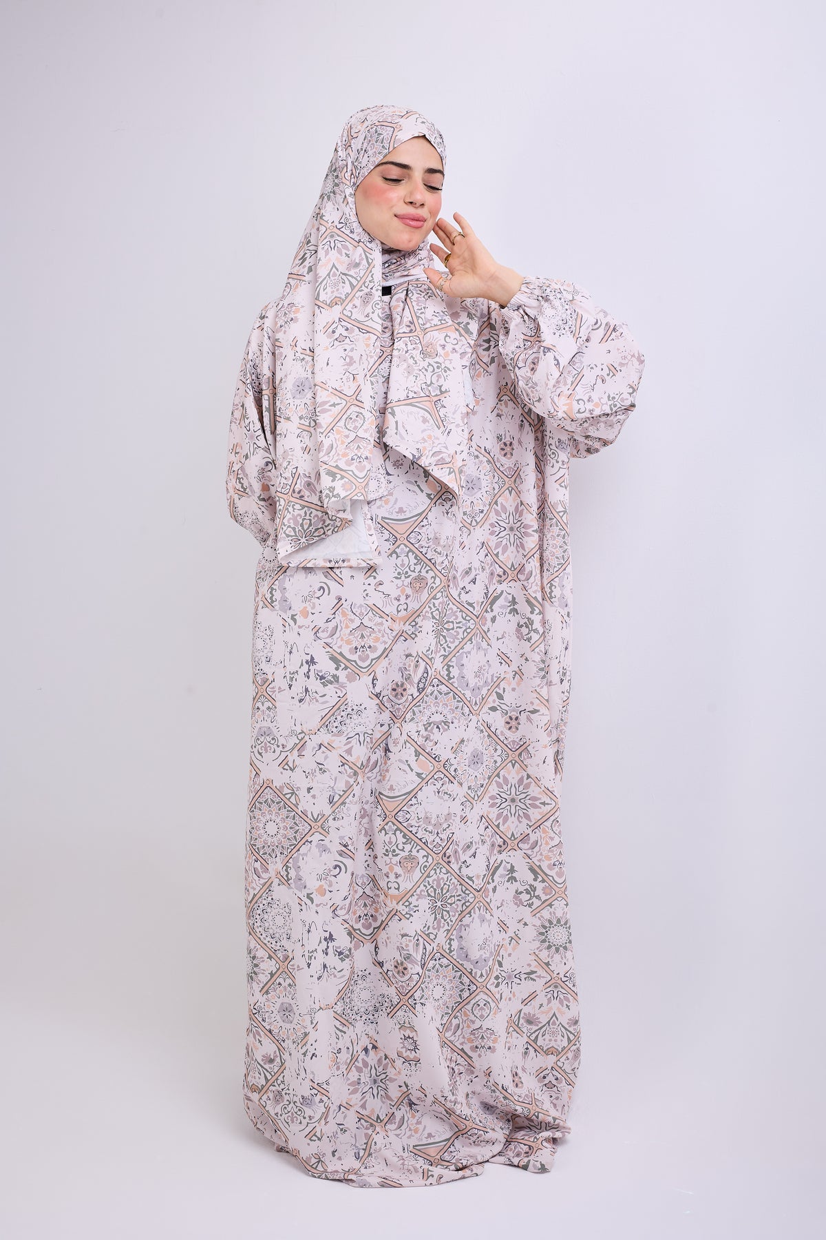 Floral Mosaic Soft Twill