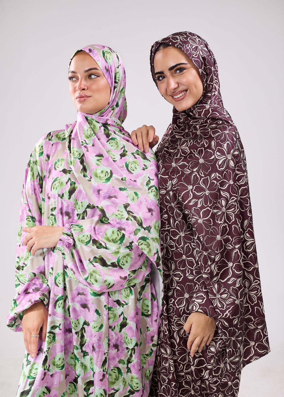Nisaq Printed Satin