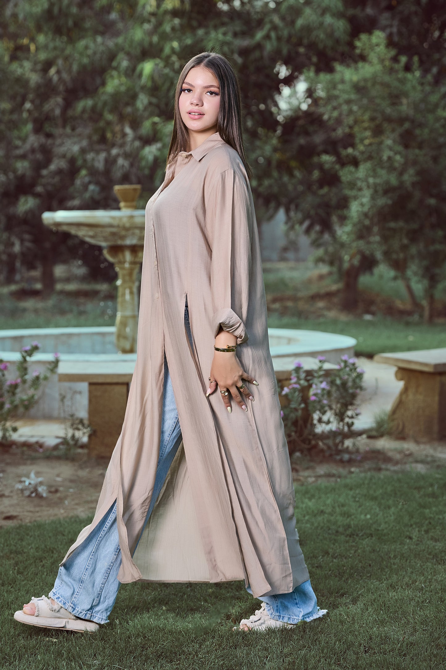Linen Duster Cardigan