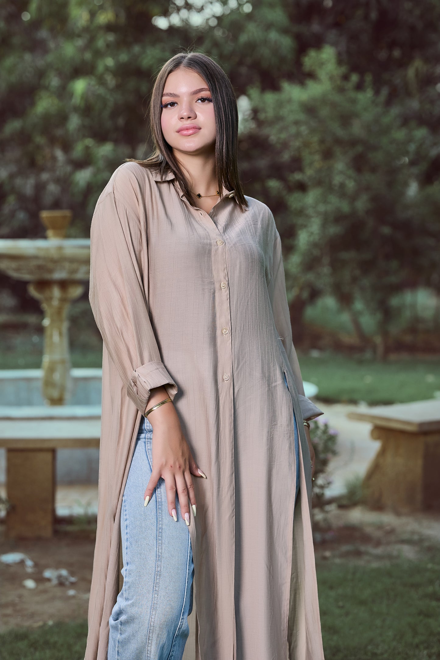 Linen Duster Cardigan