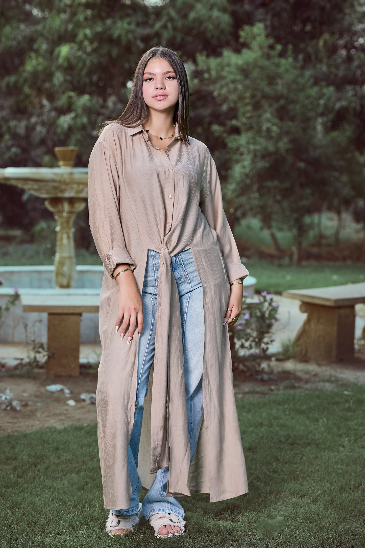 Linen Duster Cardigan