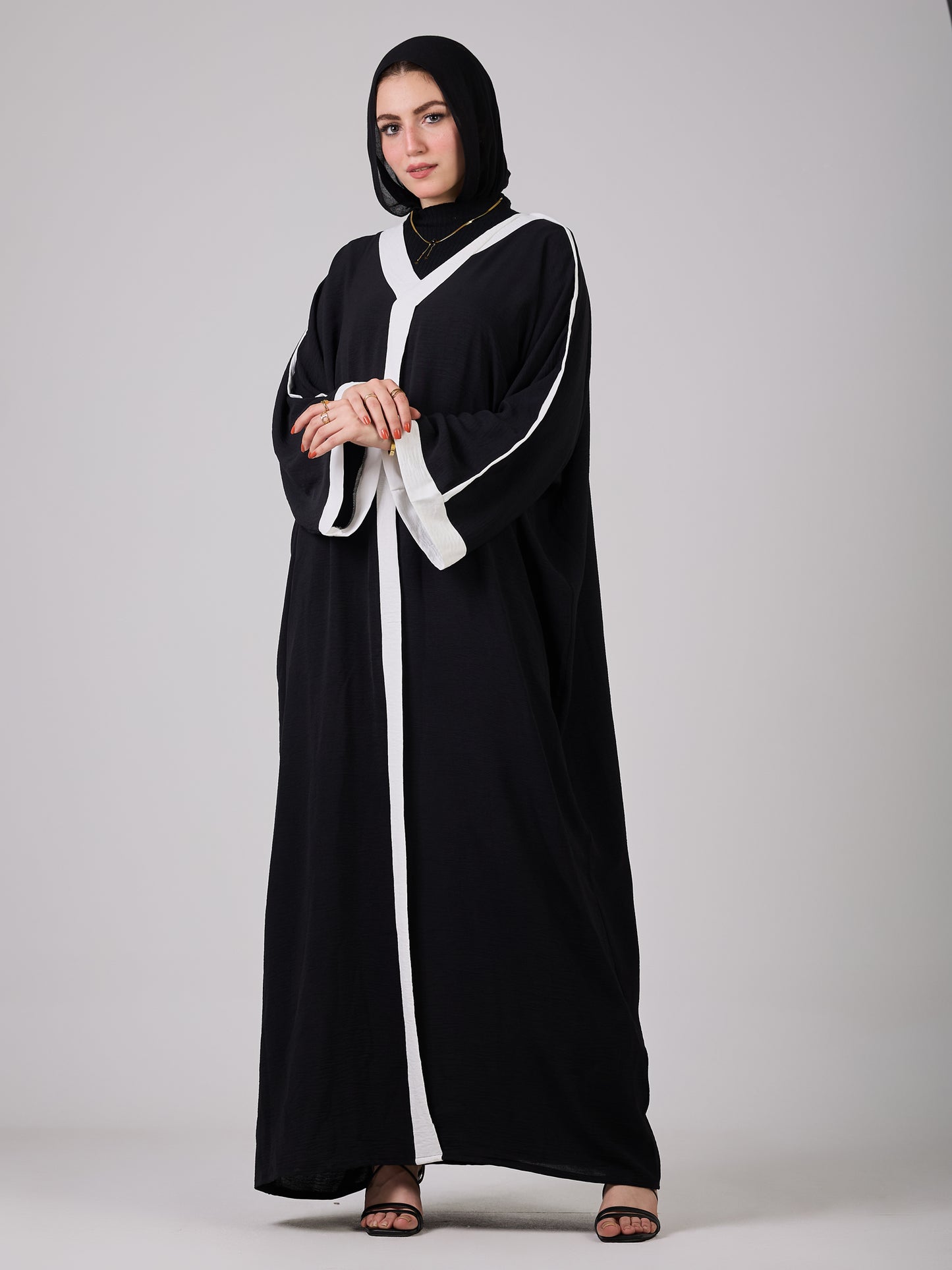 Asdal in abaya Black