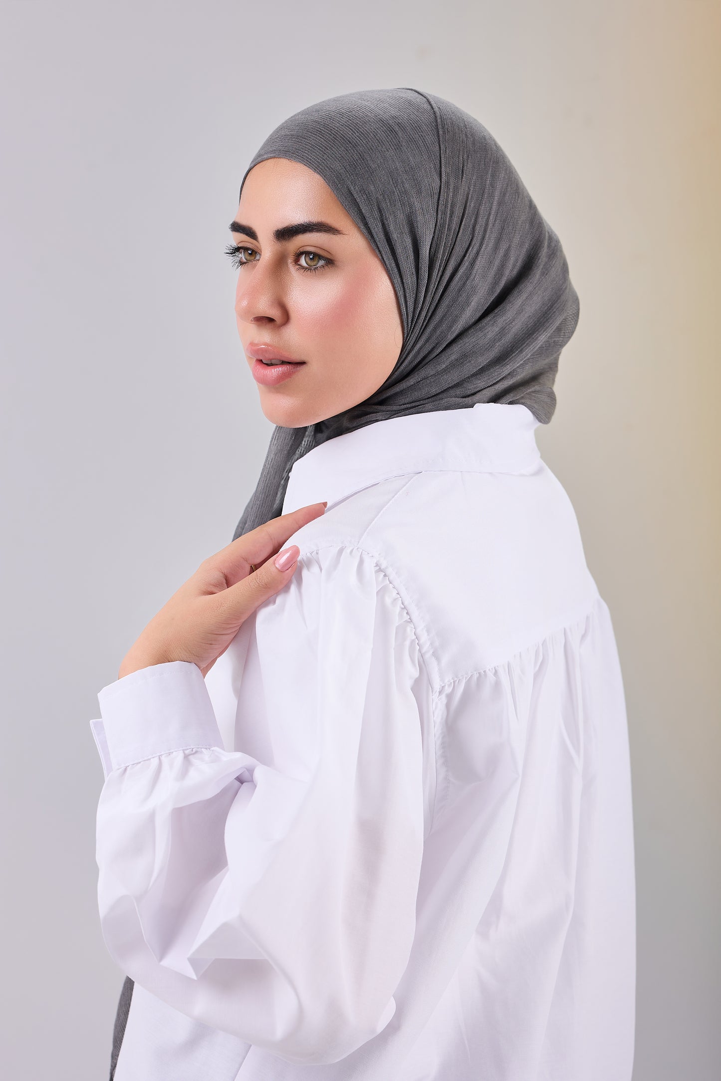 Puff Sleeve Poplin Shirt