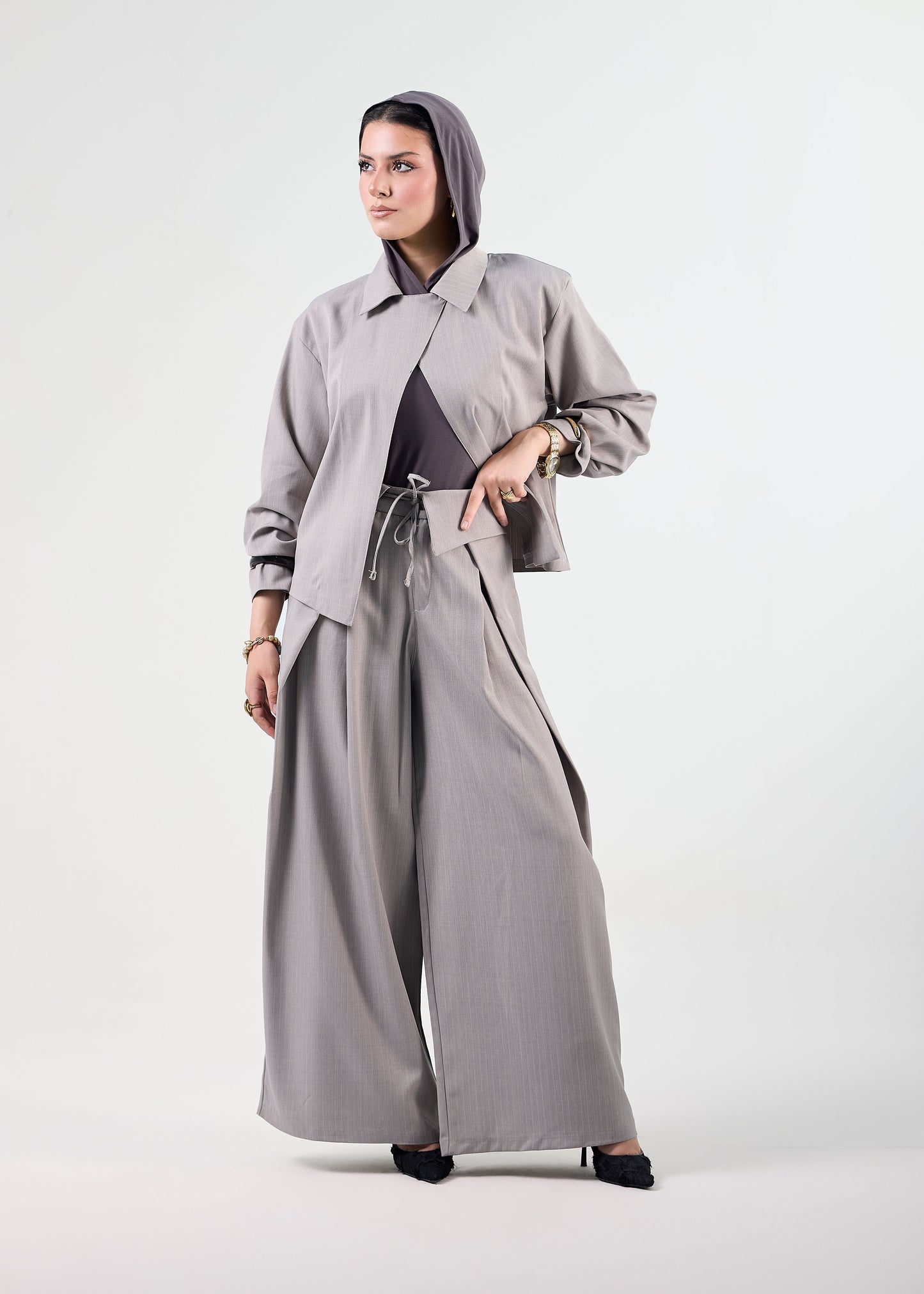 The Linear Pinstripe Suit