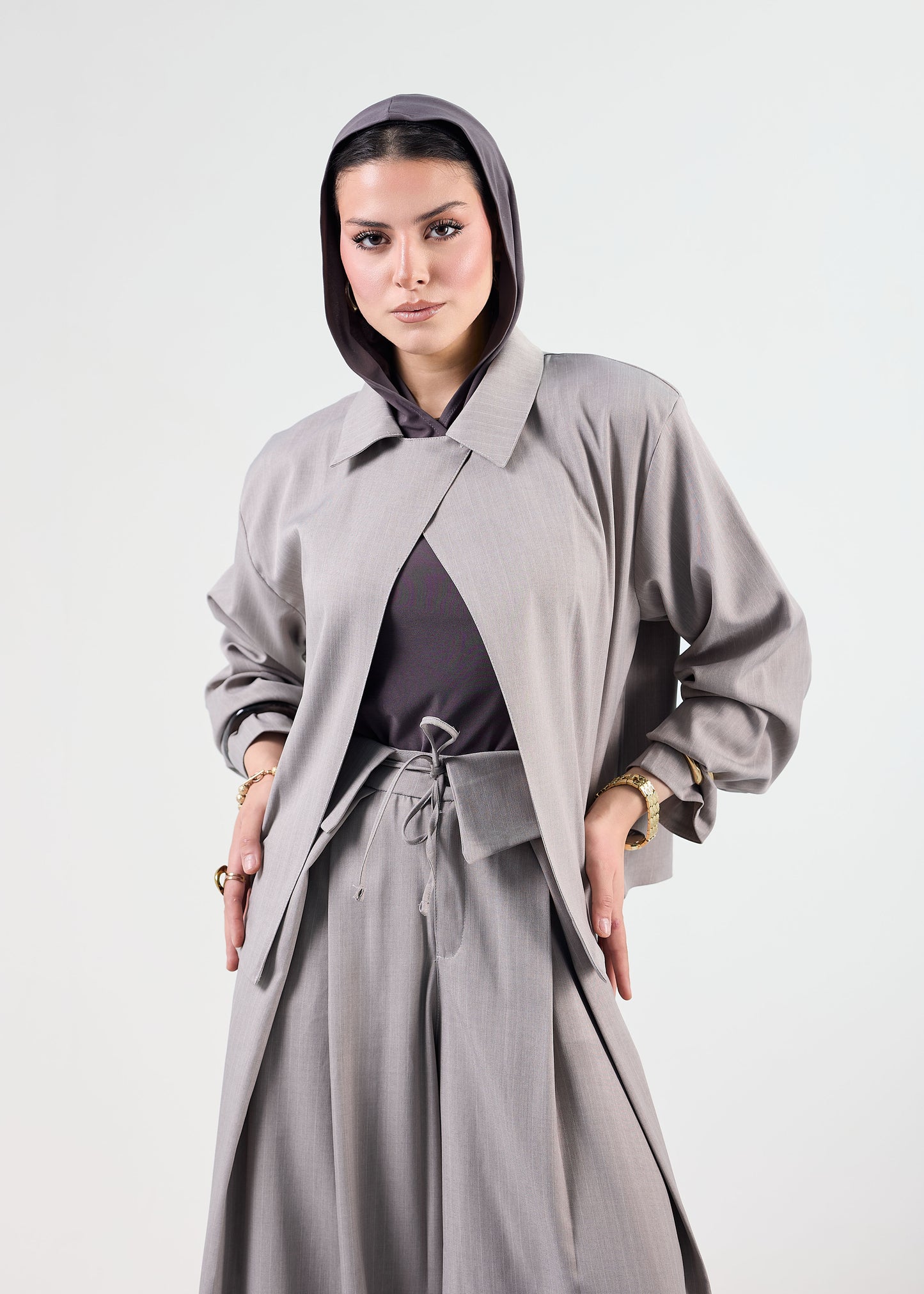 The Linear Oversized Blazer