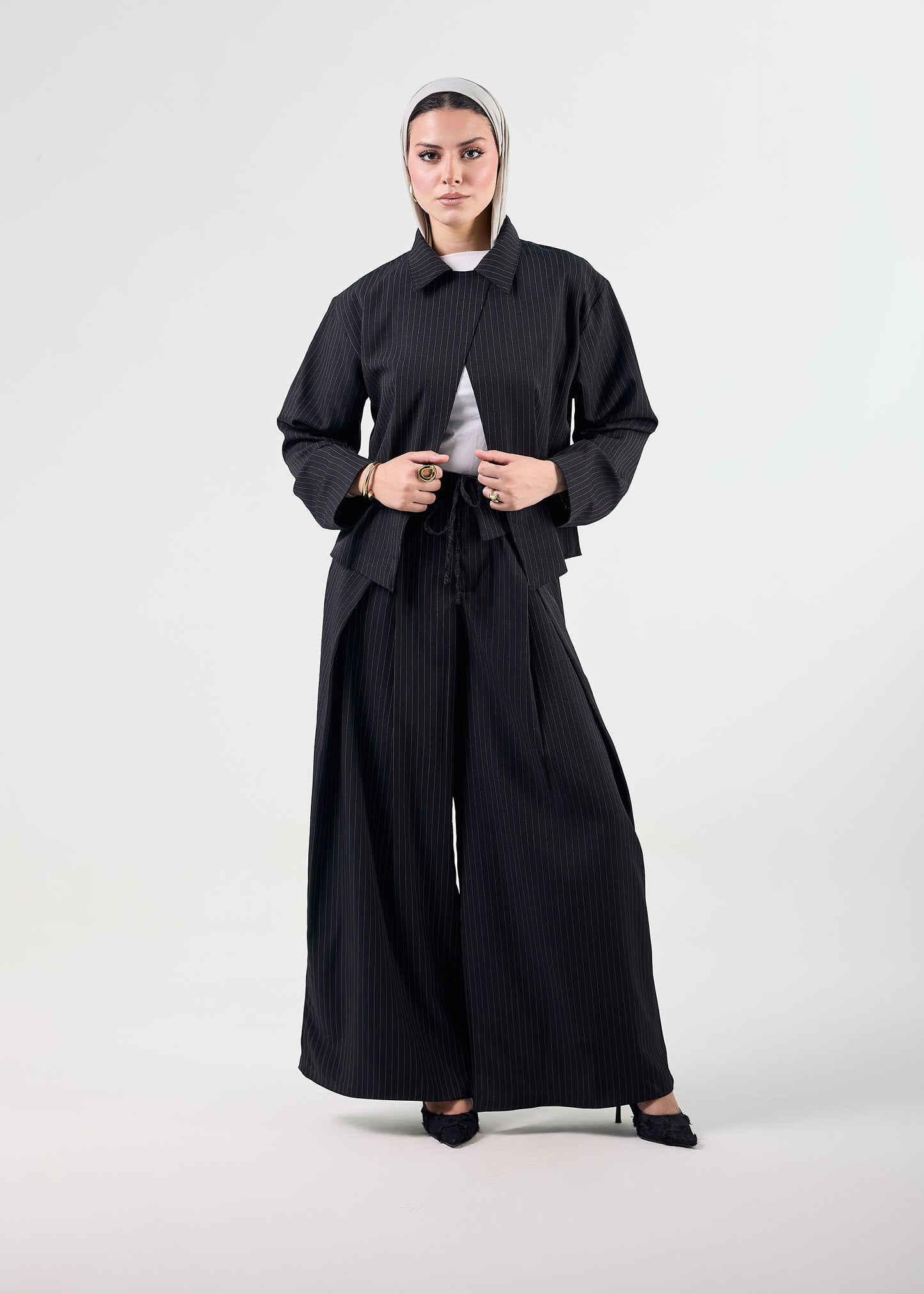The Linear Pinstripe Suit