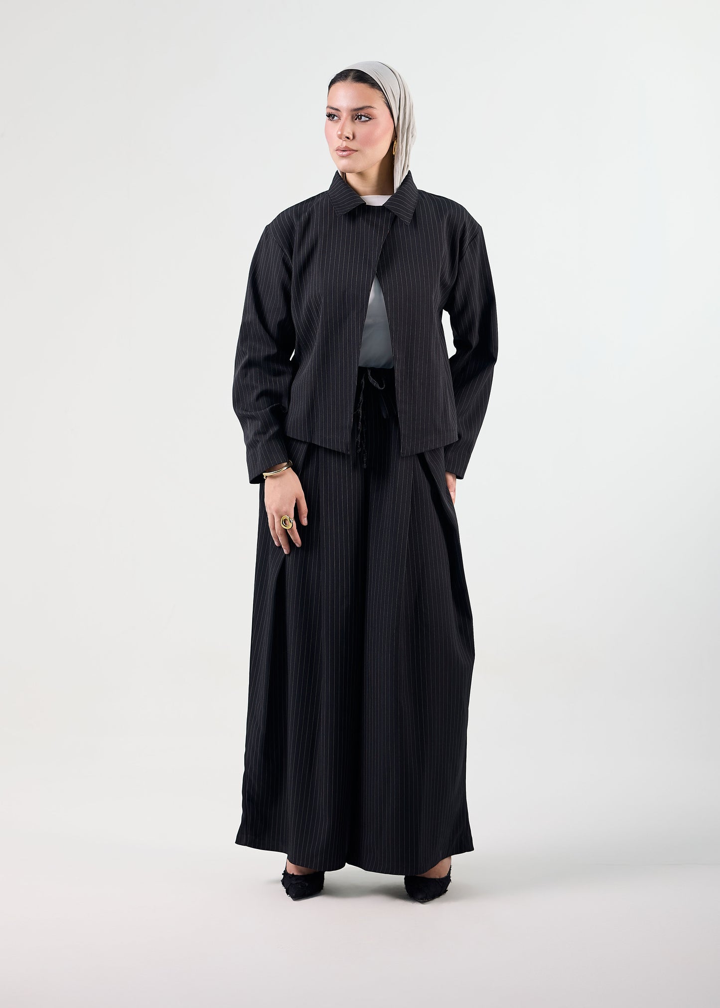 The Linear Pinstripe Suit