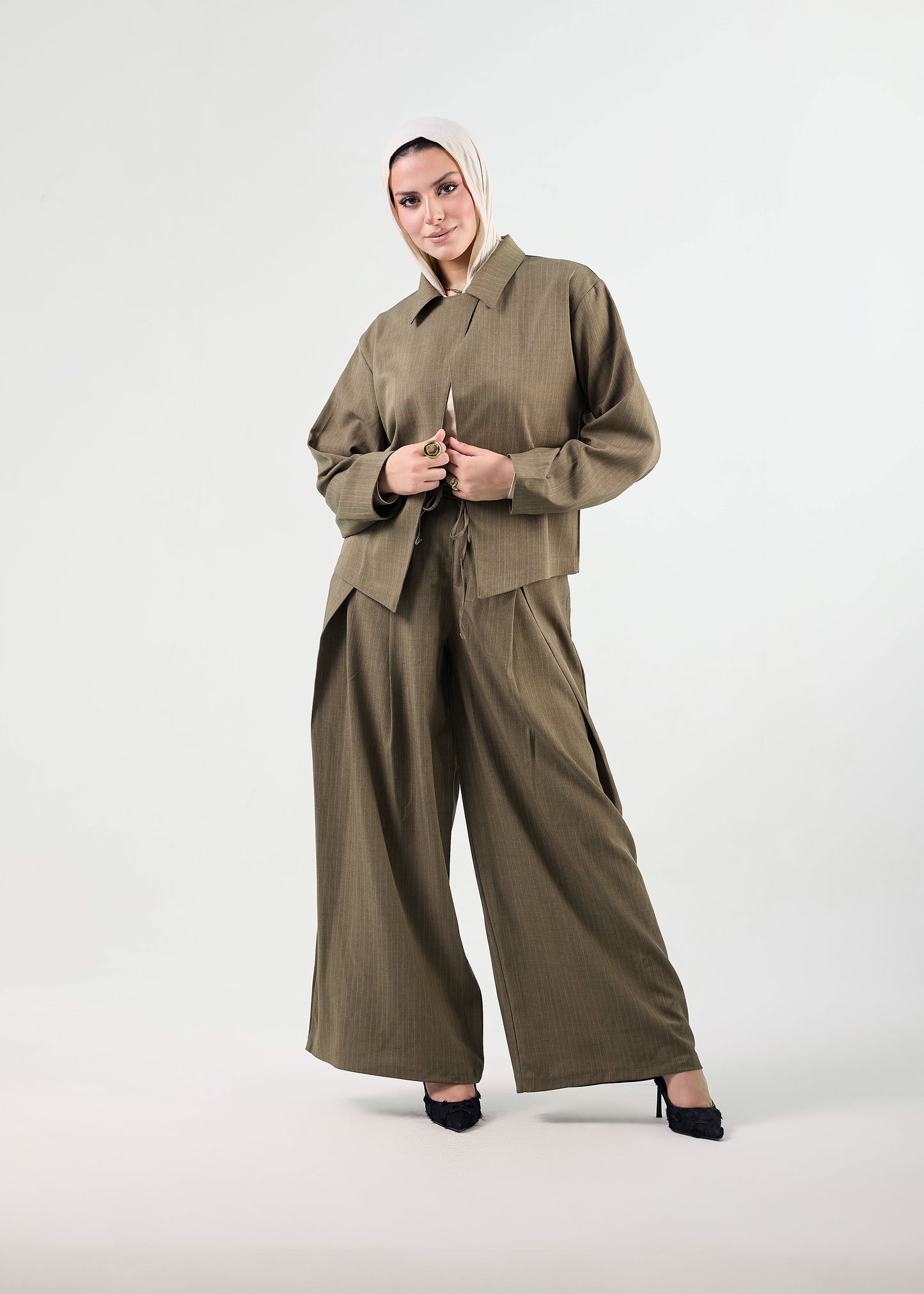 The Linear Pinstripe Suit