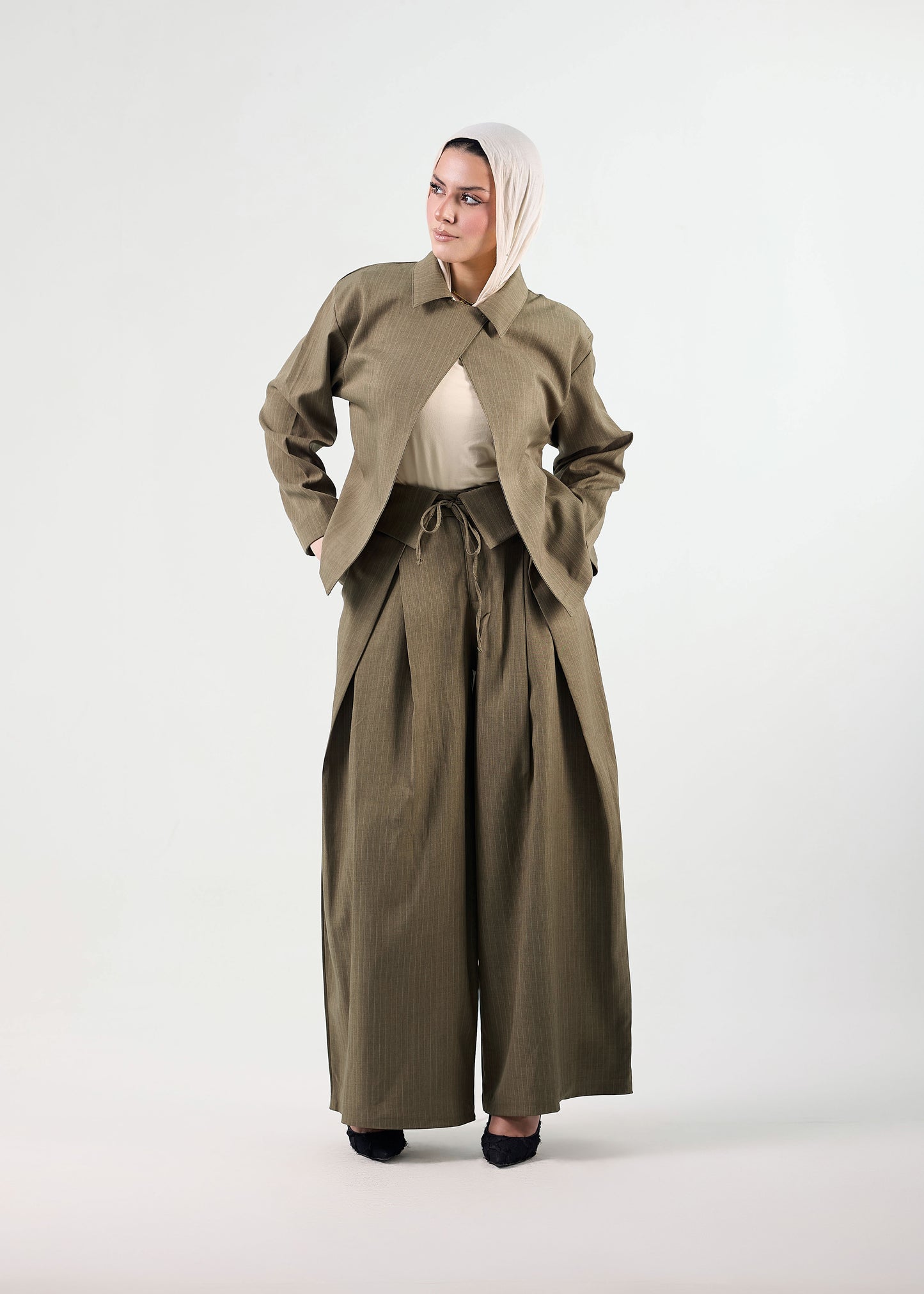 The Linear Pinstripe Suit