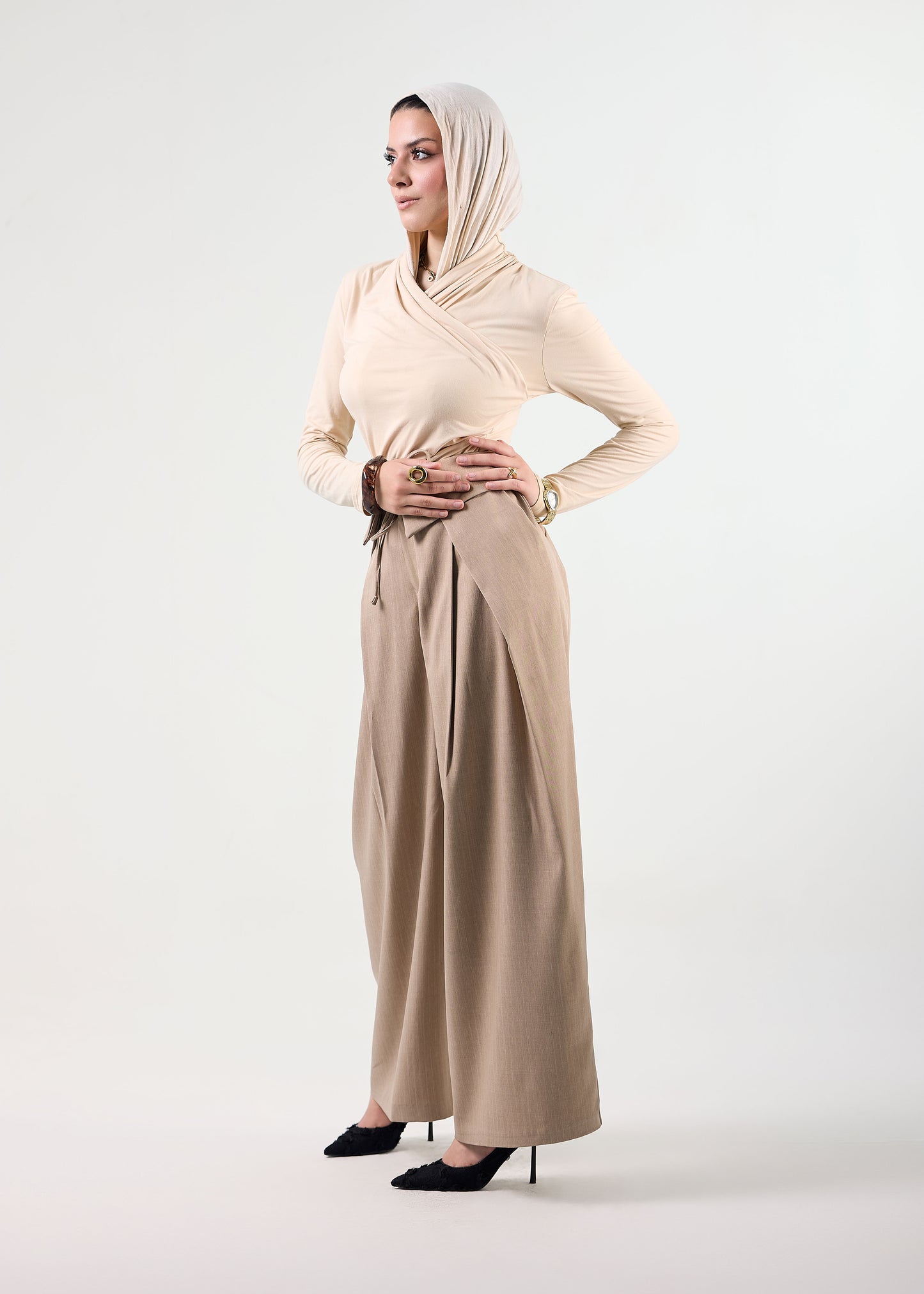 The Layered Origami Pants