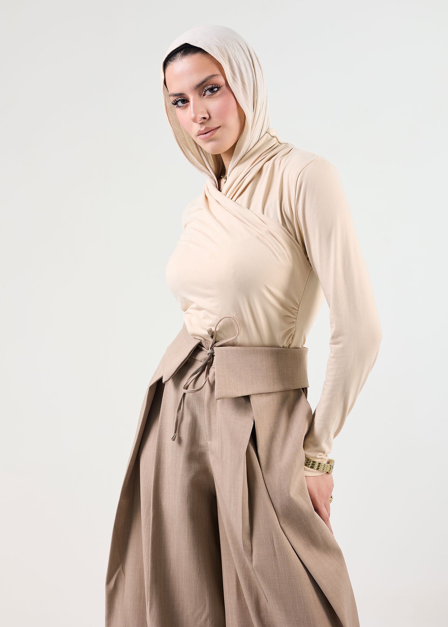 The Layered Origami Pants