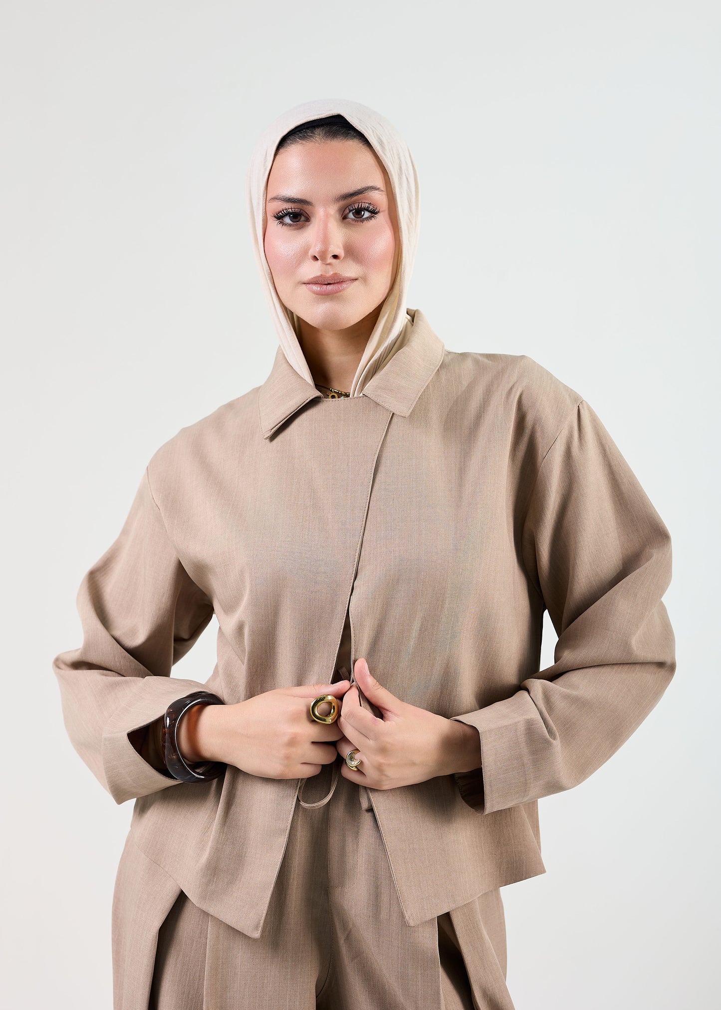 The Linear Oversized Blazer