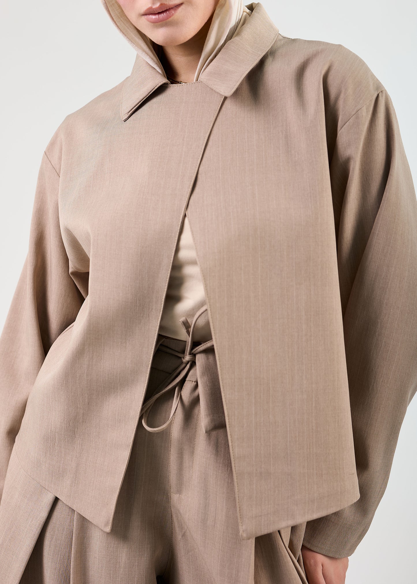 The Linear Oversized Blazer