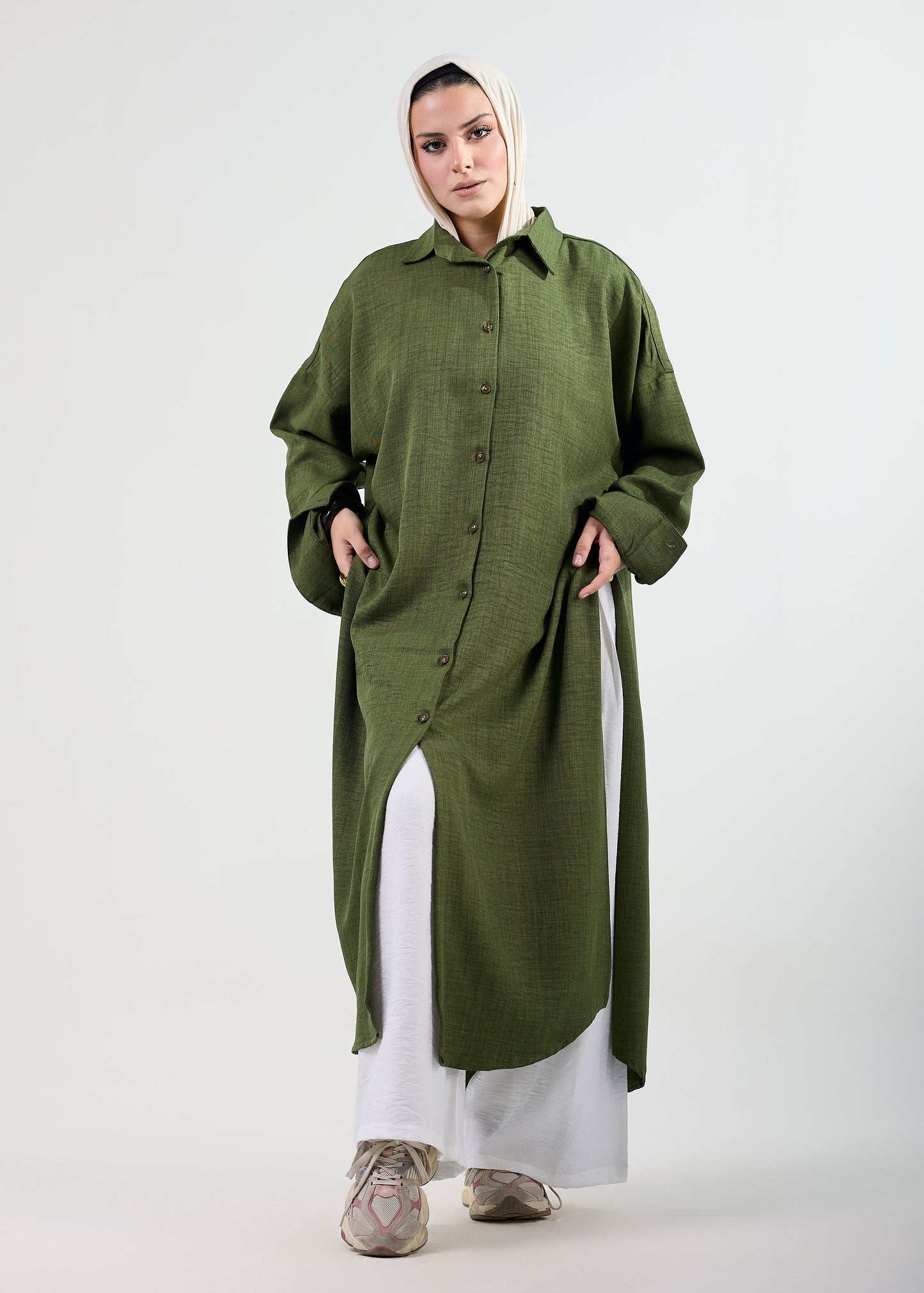 The Oversized Linen Tunic