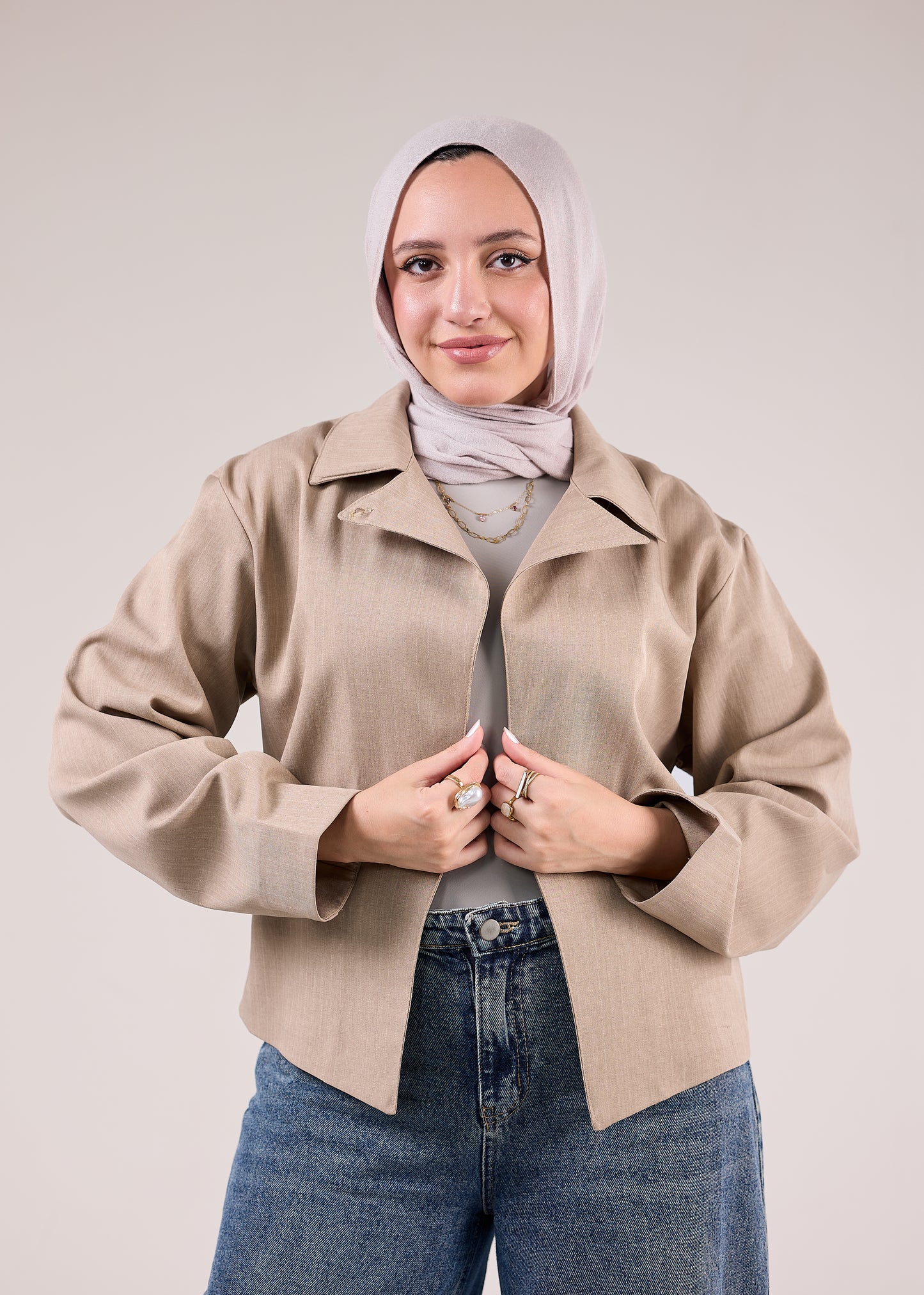 The Linear Oversized Blazer