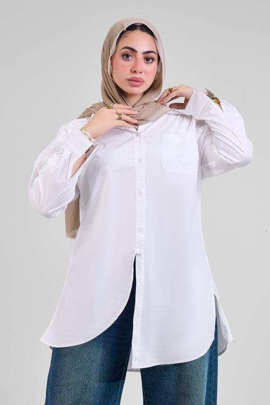 White Poplin chemise
