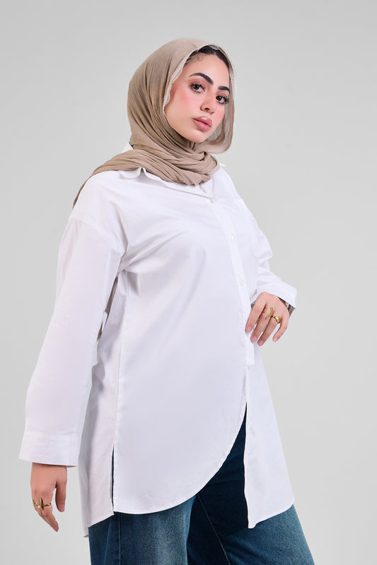 White Poplin chemise