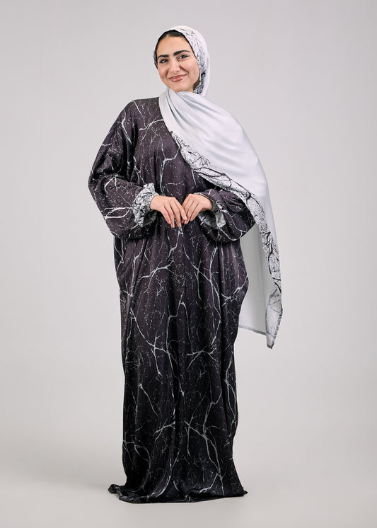Fayruz Printed satin