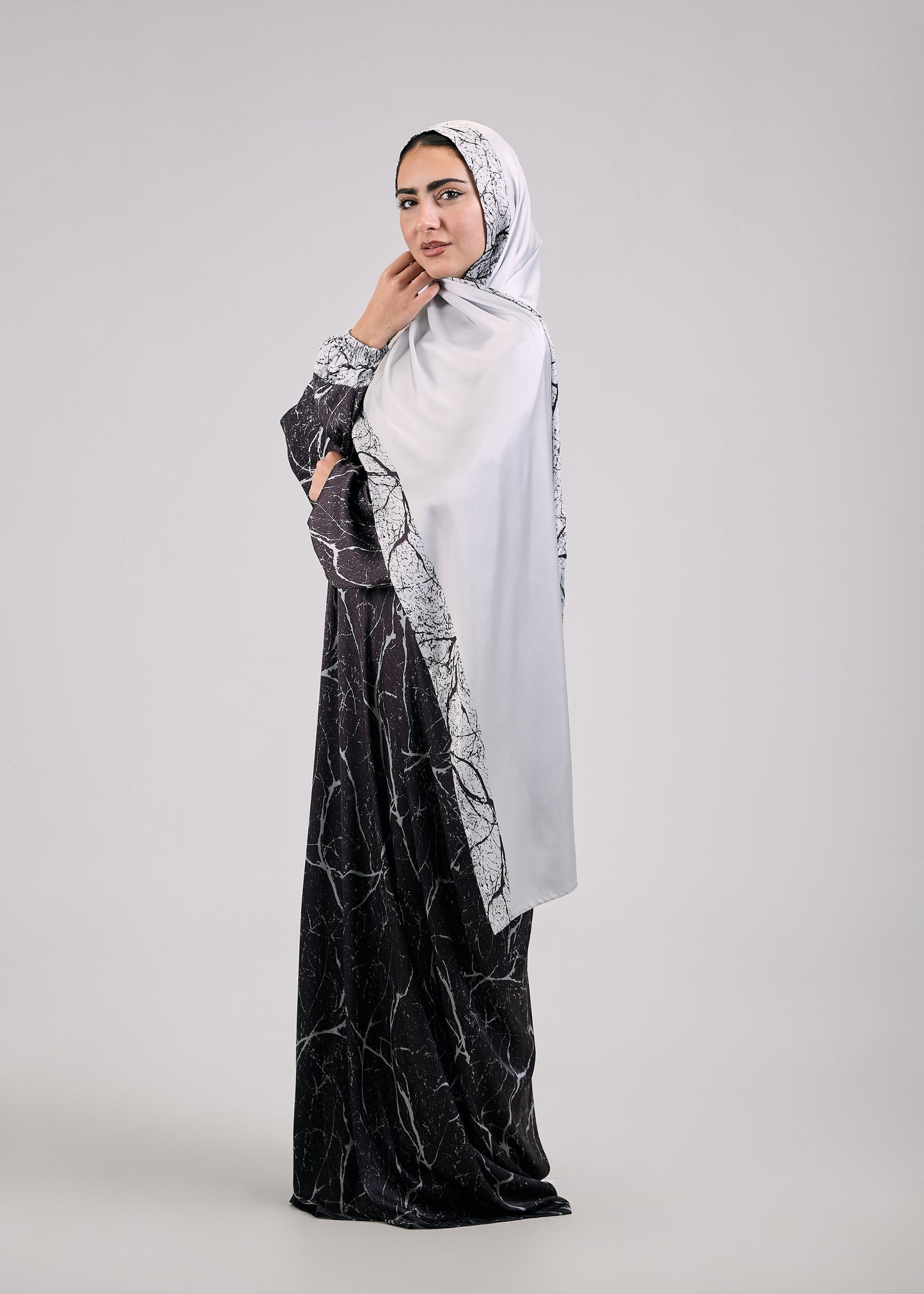 Fayruz Printed satin