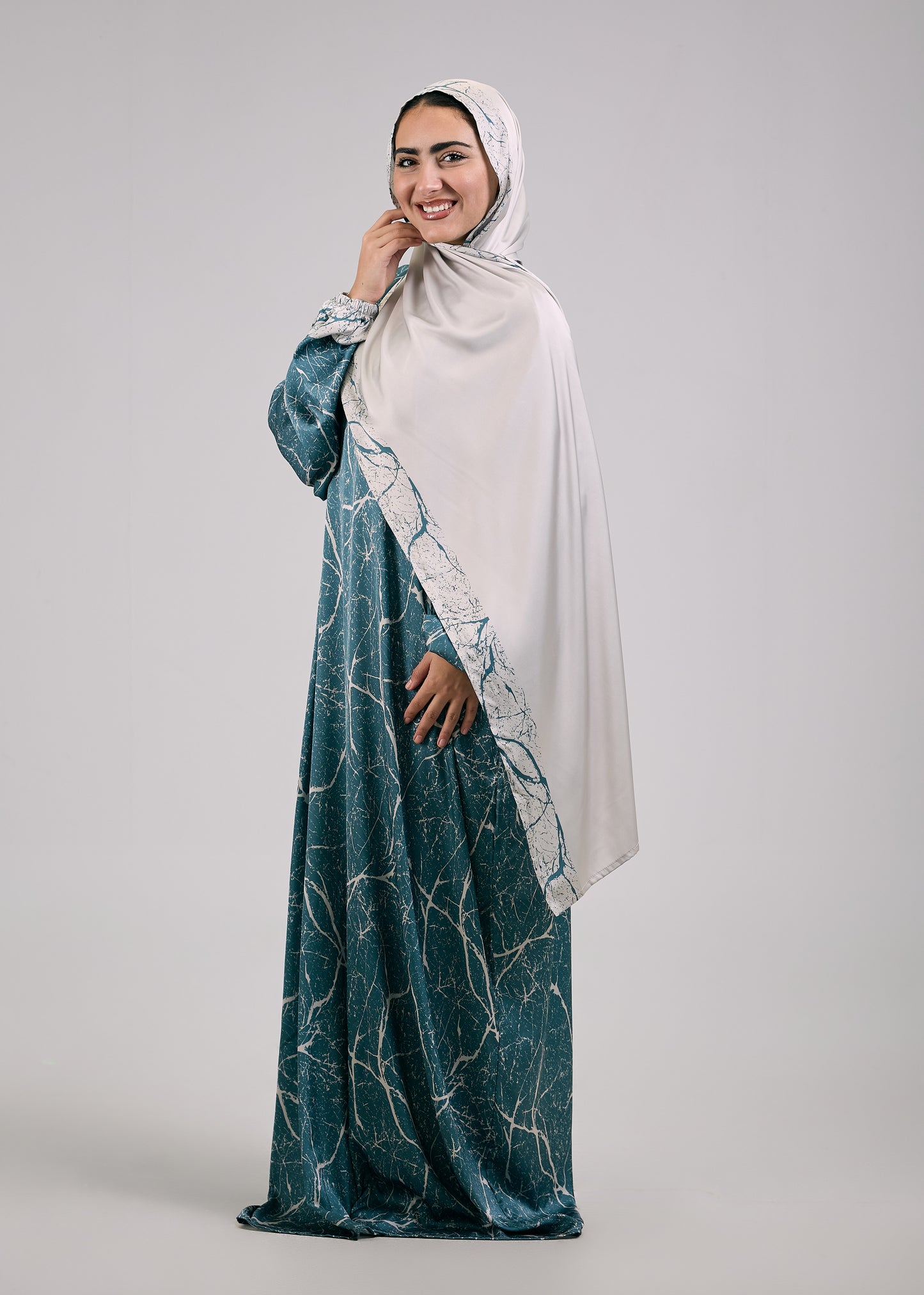 Jasmine Printed satin