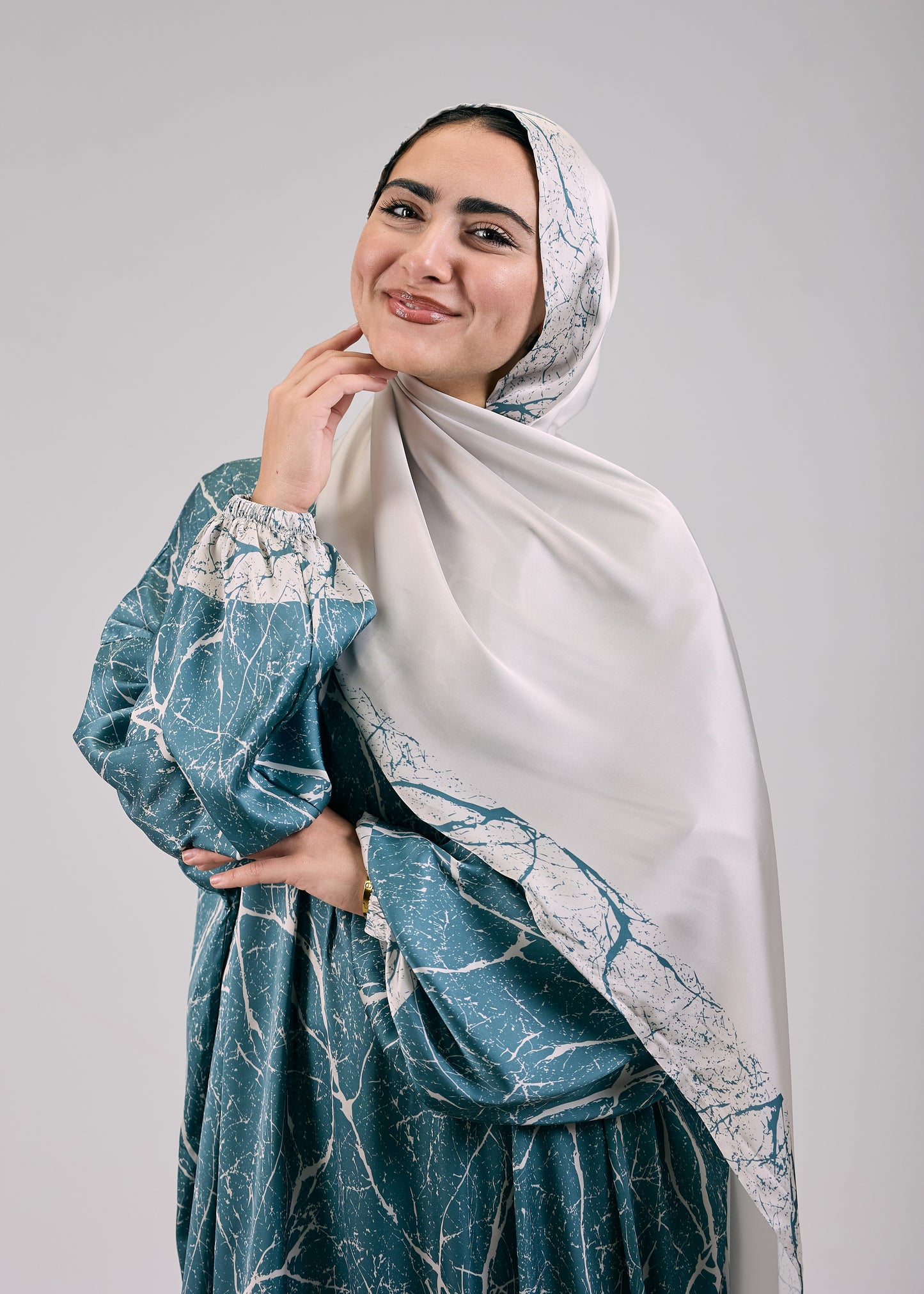 Jasmine Printed satin